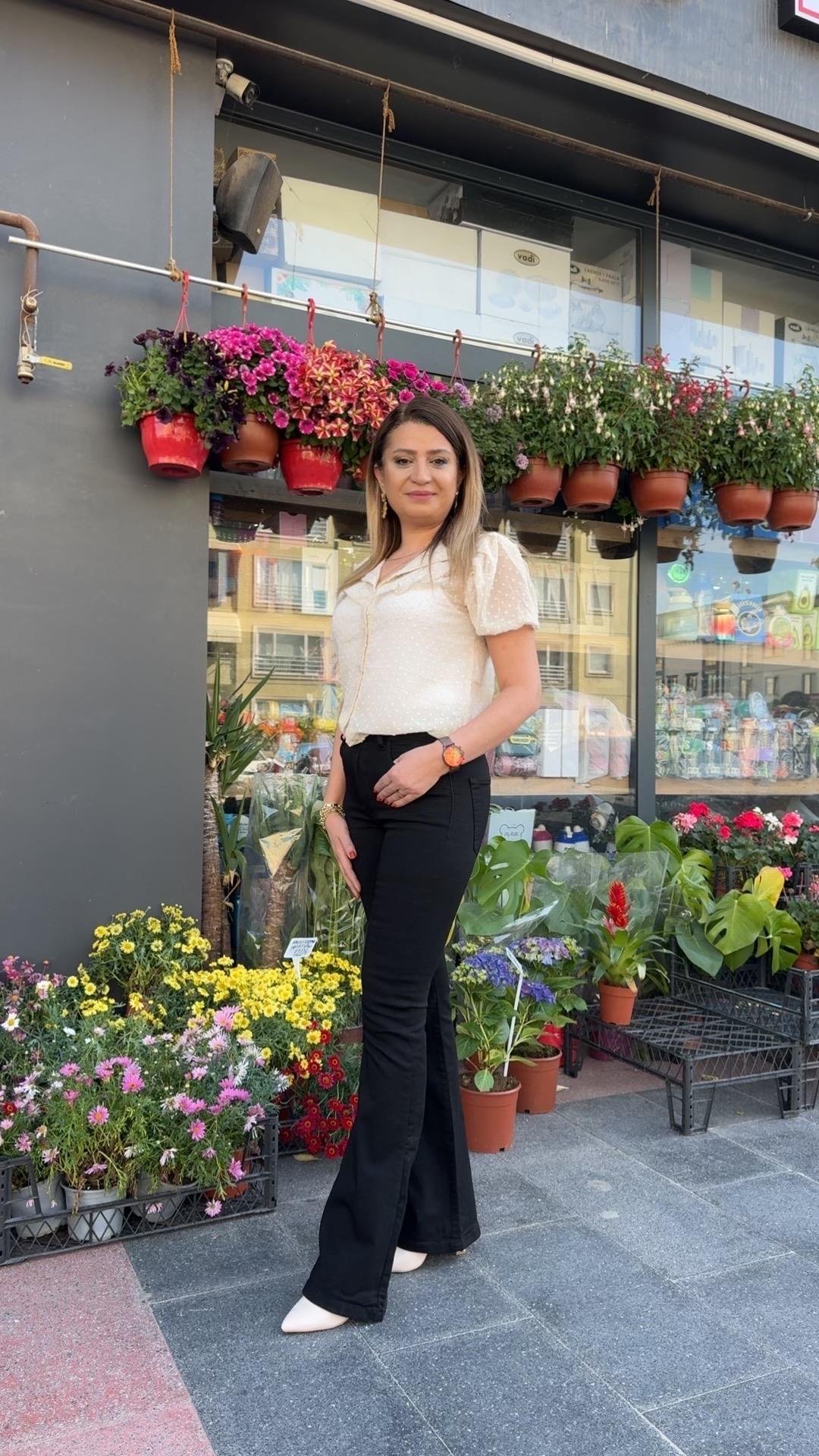 SİYAH YÜKSEK BEL İSPANYOL PAÇA PANTOLON