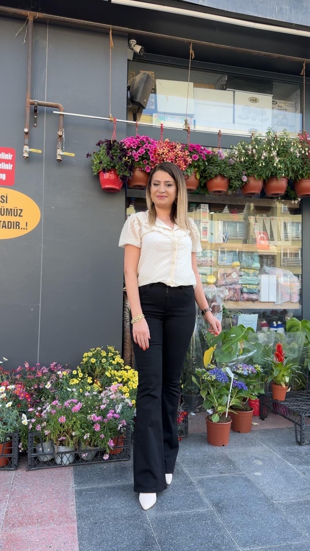 SİYAH YÜKSEK BEL İSPANYOL PAÇA PANTOLON