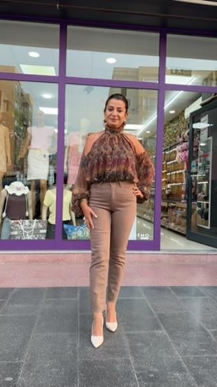 VİZON MOM JEAN KESİK PAÇA