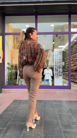 VİZON MOM JEAN KESİK PAÇA