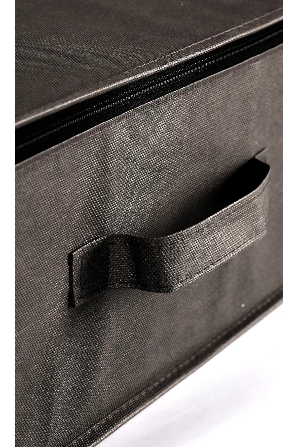 Vedsey53 x 44 x 21 Cm Baza Altı & Dolap İçi Organizer, Yorgan & Yastık Düzenleyici Hurç Siyah