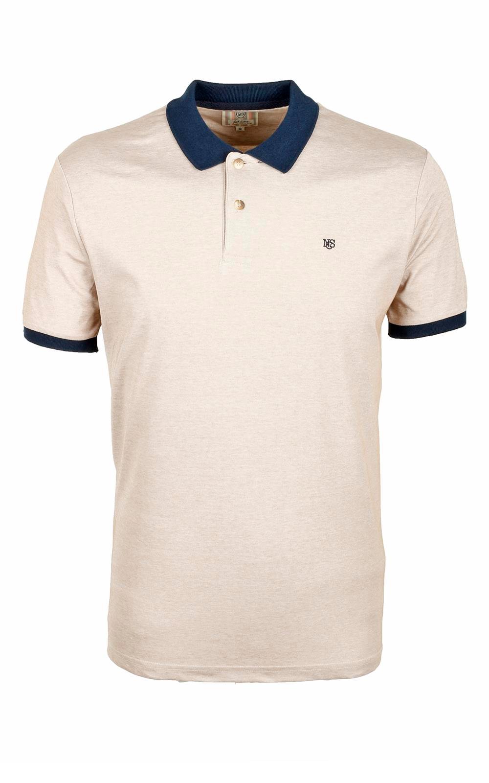  Erkek Taş Slim Fit Polo Yaka %100 Pamuk T-shirt Jeans 1136