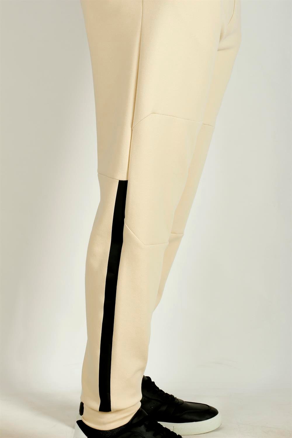 Erkek Bej Paça Lastikli Bel İp Detay Jogger Eşofman Altı NCS JEANS 1642