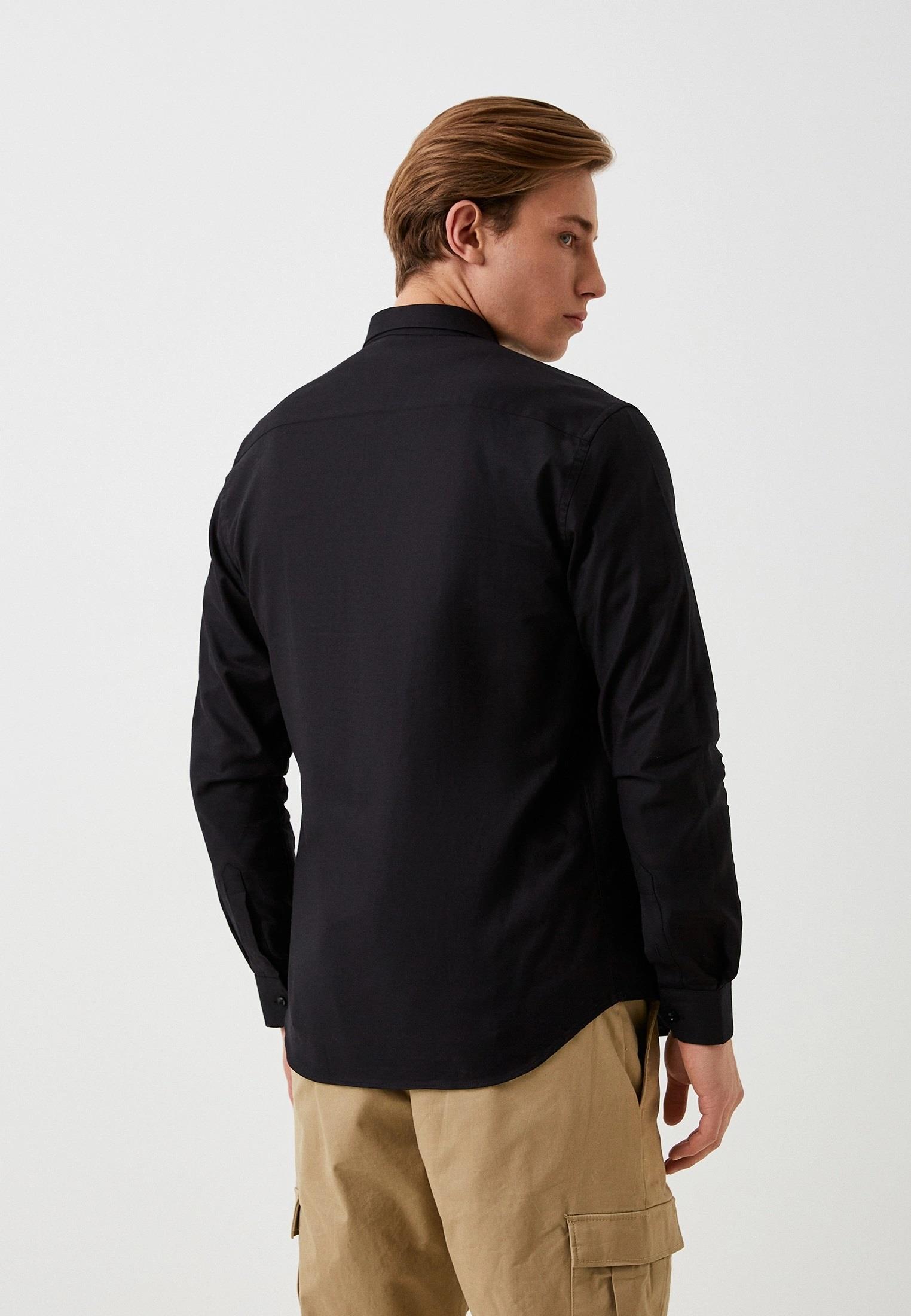 Erkek Gömlek Pamuklu Ön Pat'lı Slim Fit Düğmeli Yaka Logo Detaylı Gömlek NCS JEANS 7276