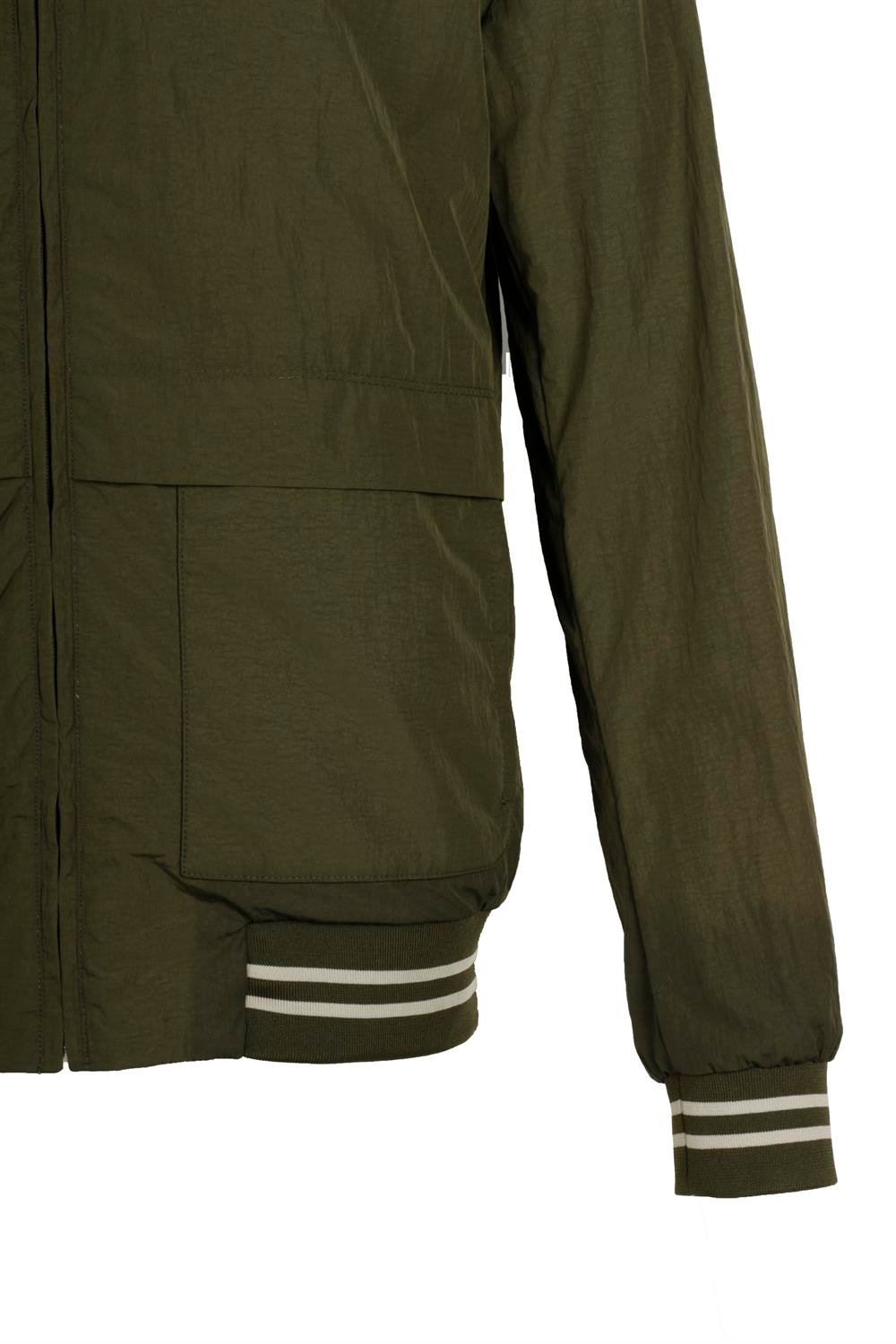 Erkek Haki Bej Çift Taraflı Torba Cep Slim Fit 4 Cepli Mevsimlik Mont Jeans 4506