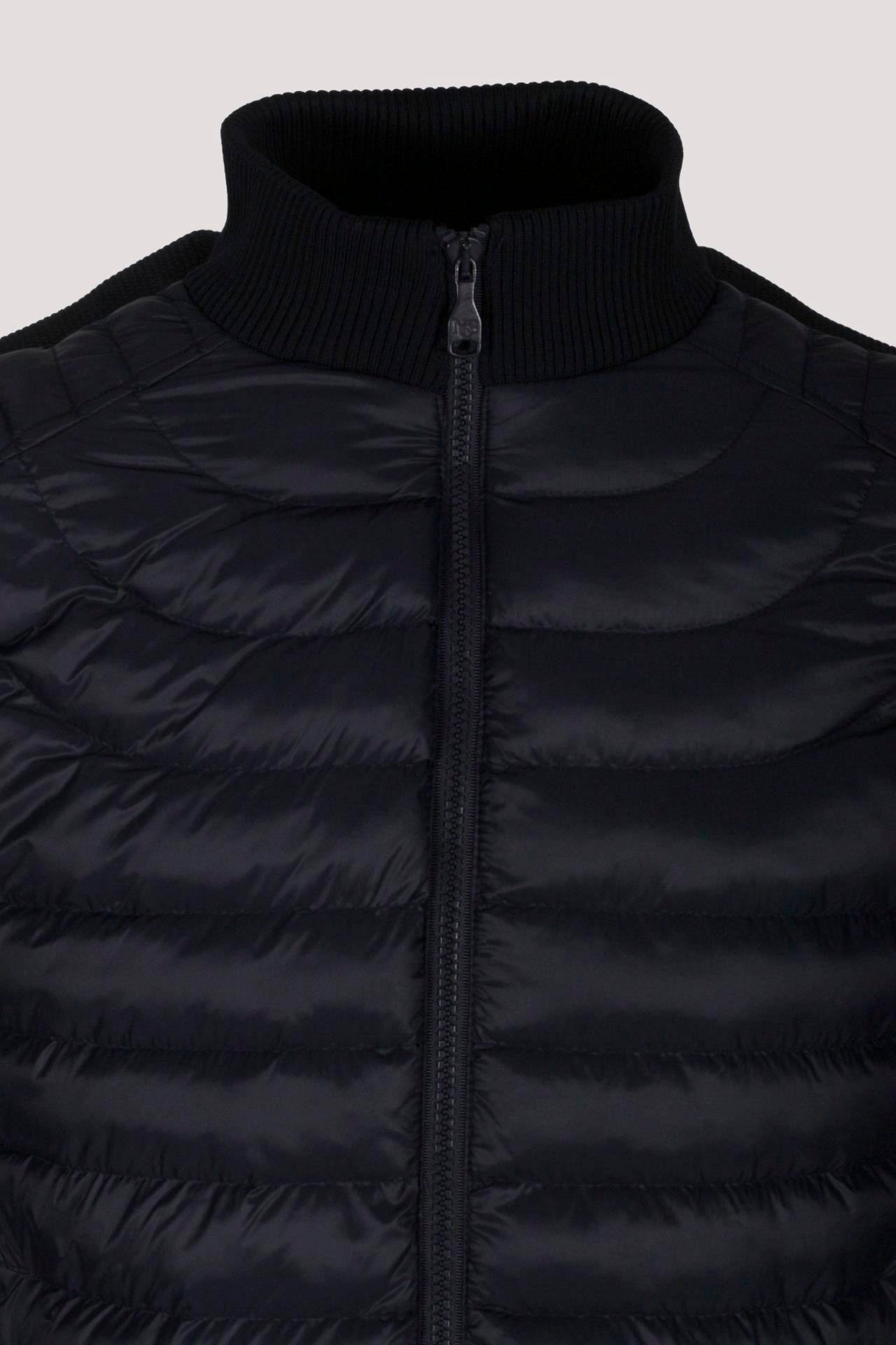 Erkek Lacivert Zırh Örme Hırka Fermuarlı Dik Yaka Slim Fit İnce Astarlı Mevsimlik Cardigan NCS JEANS 4517