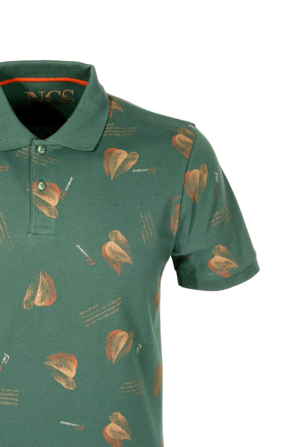 Erkek Neft Slim Fit Polo Yaka Baskılı Tshirt 1202