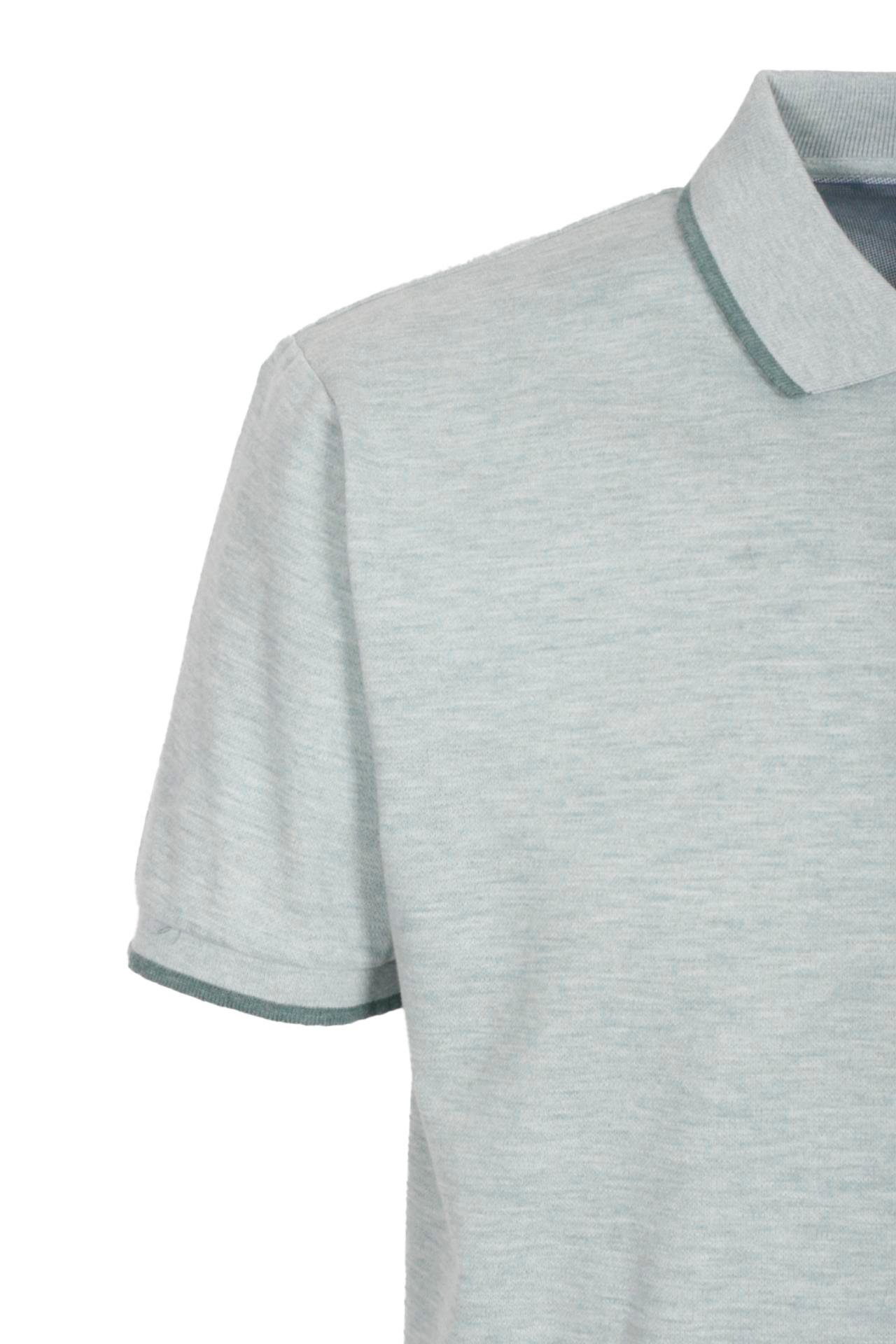 Erkek Polo Yaka Tişört %100 Pamuk Slim Fit Ribanalı Kol T-shirt NCS JEANS 1245