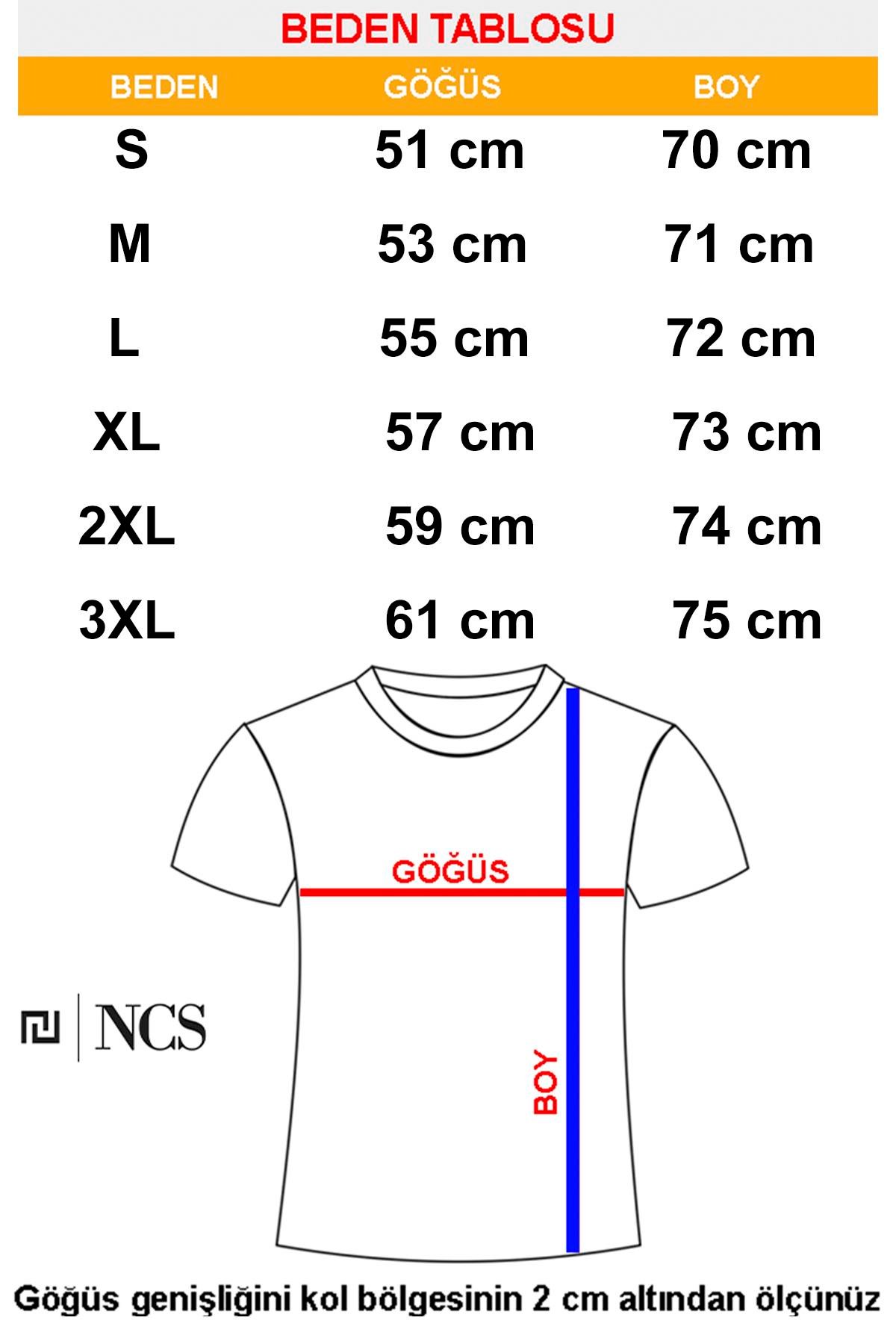 Erkek Polo Yaka Tişört ÇAĞLA %100 Pamuk Slim Fit Ribana'lı Kol Floral Desenli T-shirt NCS JEANS 1189