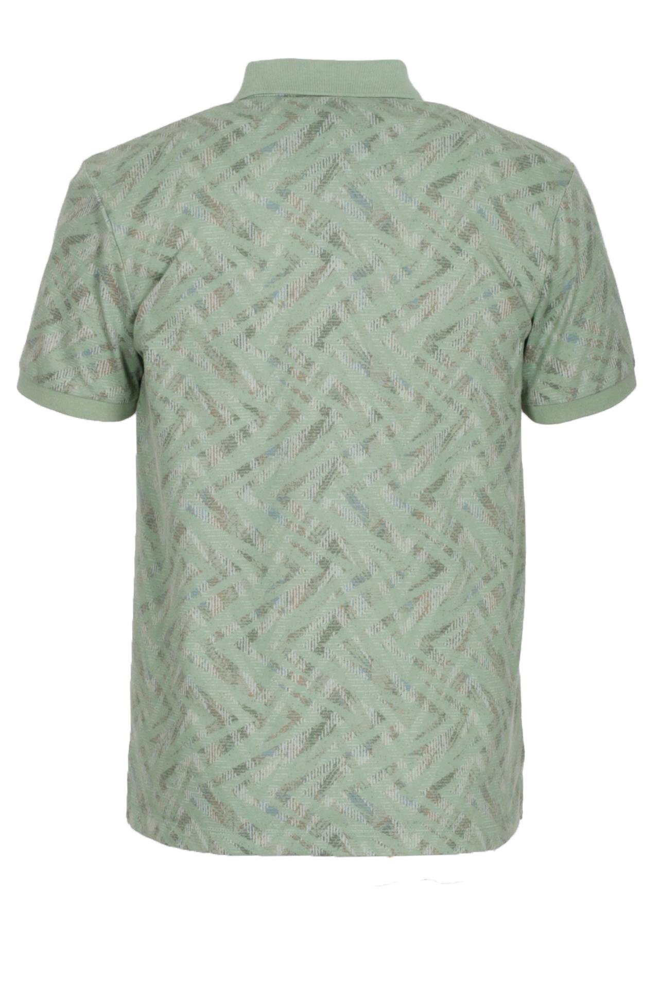 Erkek Polo Yaka Tişört Çağla Slim Fit Ribanalı Kol Pamuklu Baskılı T-shirt NCS JEANS 1254