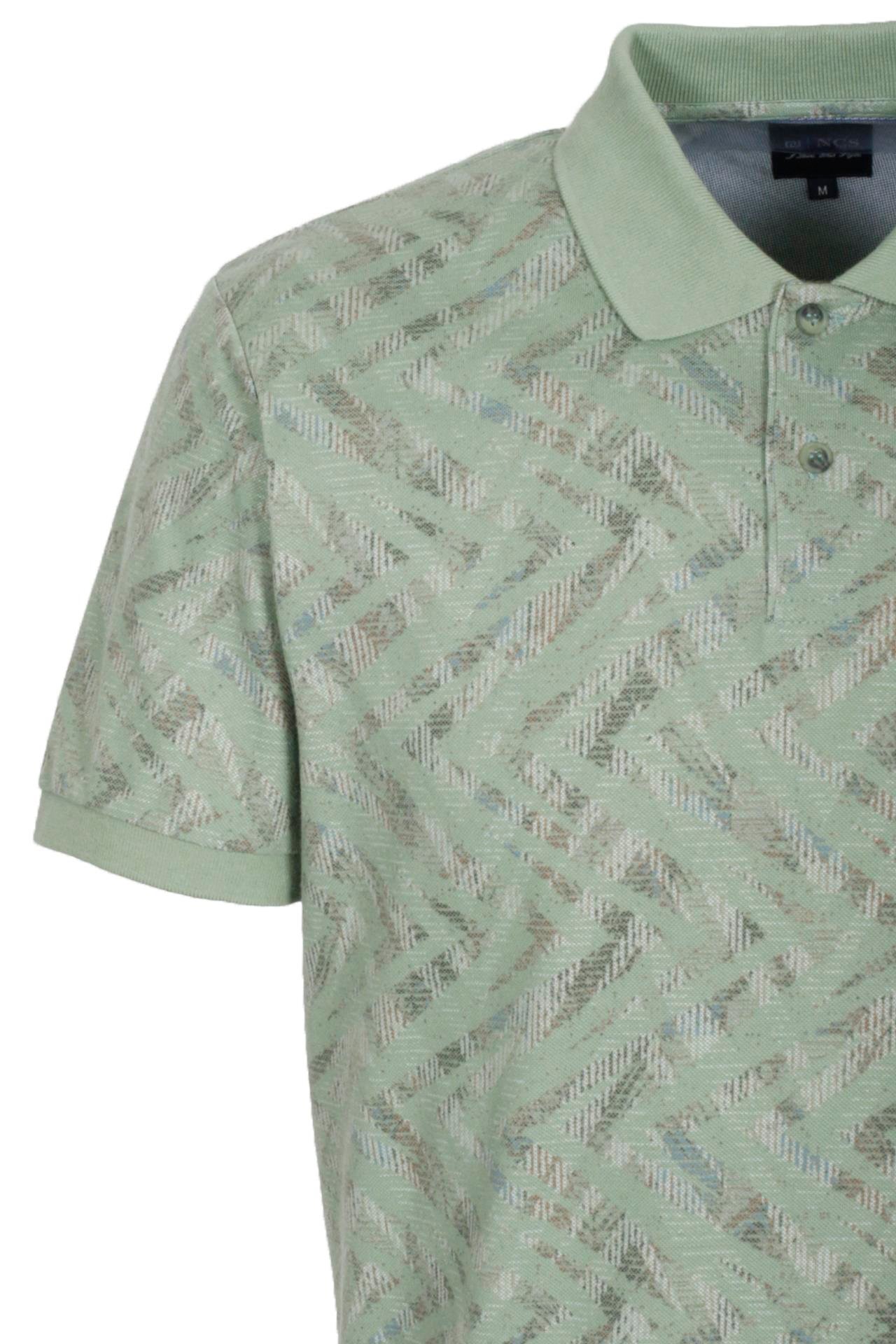 Erkek Polo Yaka Tişört Çağla Slim Fit Ribanalı Kol Pamuklu Baskılı T-shirt NCS JEANS 1254