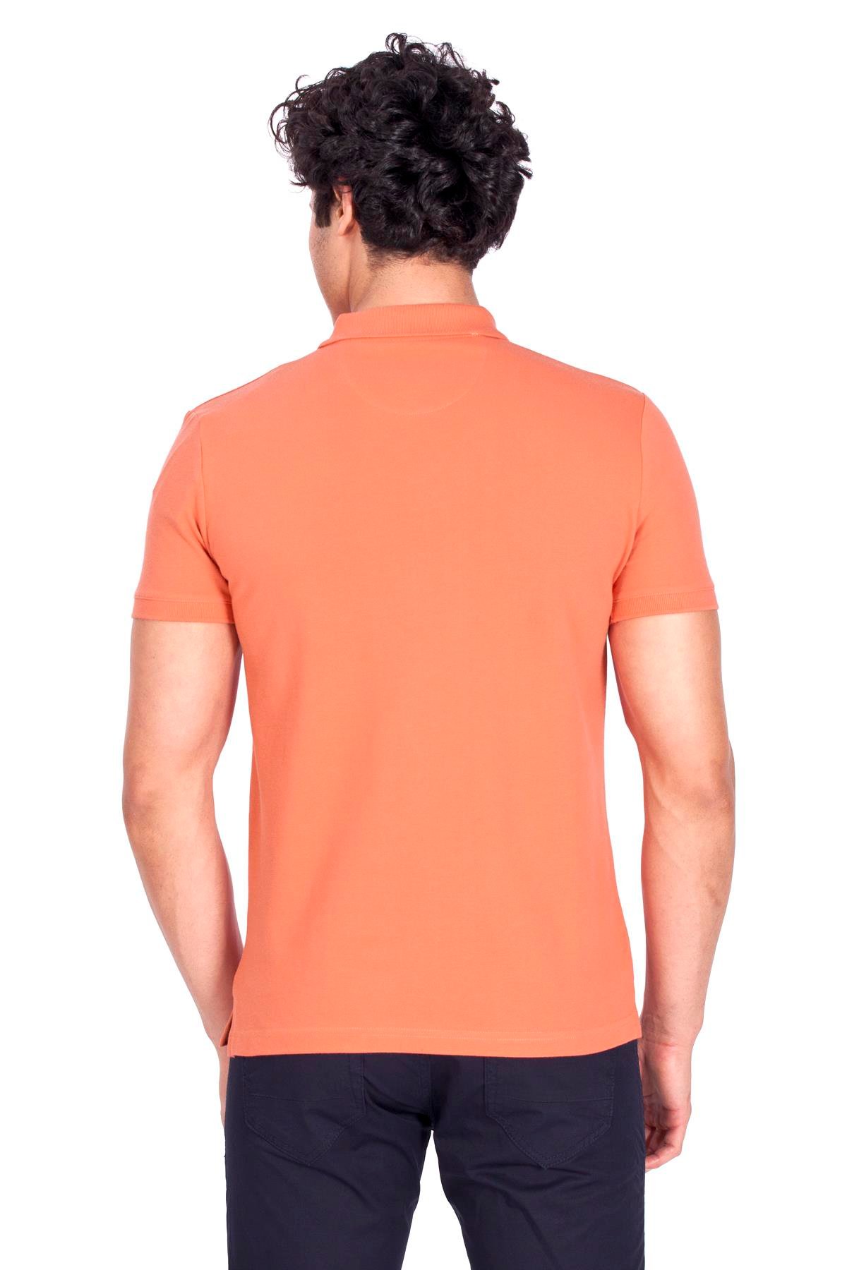 Erkek Polo Yaka Tişört Somon %100 Pamuk Slim Fit POLO T-SHİRT NCS JEANS 1055