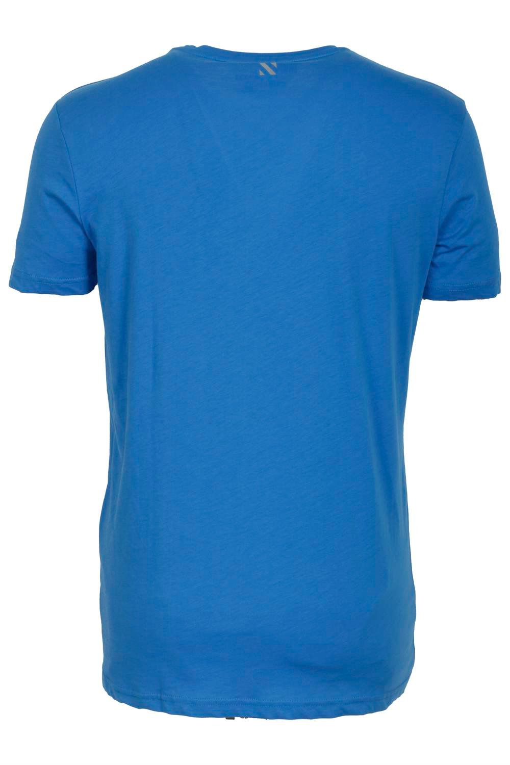 Erkek Sax Yüksek Baskı Slim Fit Bisiklet Yaka Baskılı %100 Pamuk T-shirt Jeans 1925 