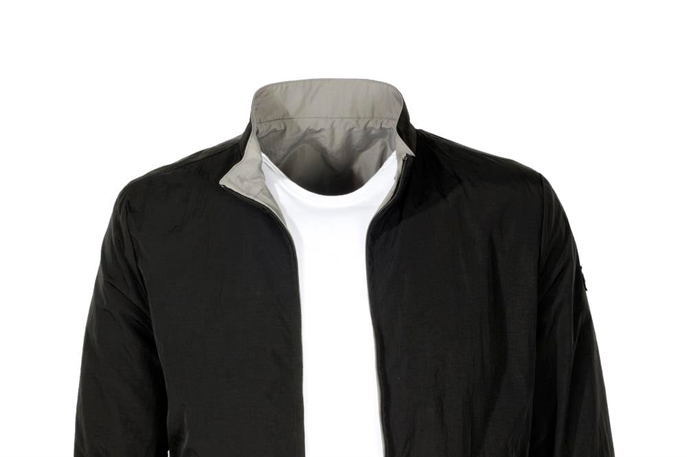 Erkek Siyah Gri Erkek Çift Taraflı Torba Cep Slim Fit 4 Cepli Mevsimlik Mont Jeans 4506