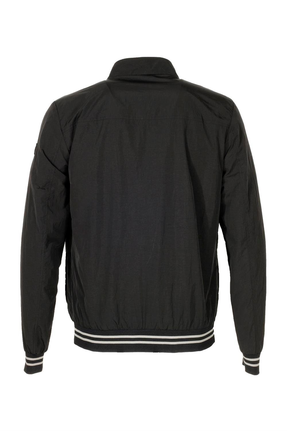 Erkek Siyah Gri Erkek Çift Taraflı Torba Cep Slim Fit 4 Cepli Mevsimlik Mont Jeans 4506