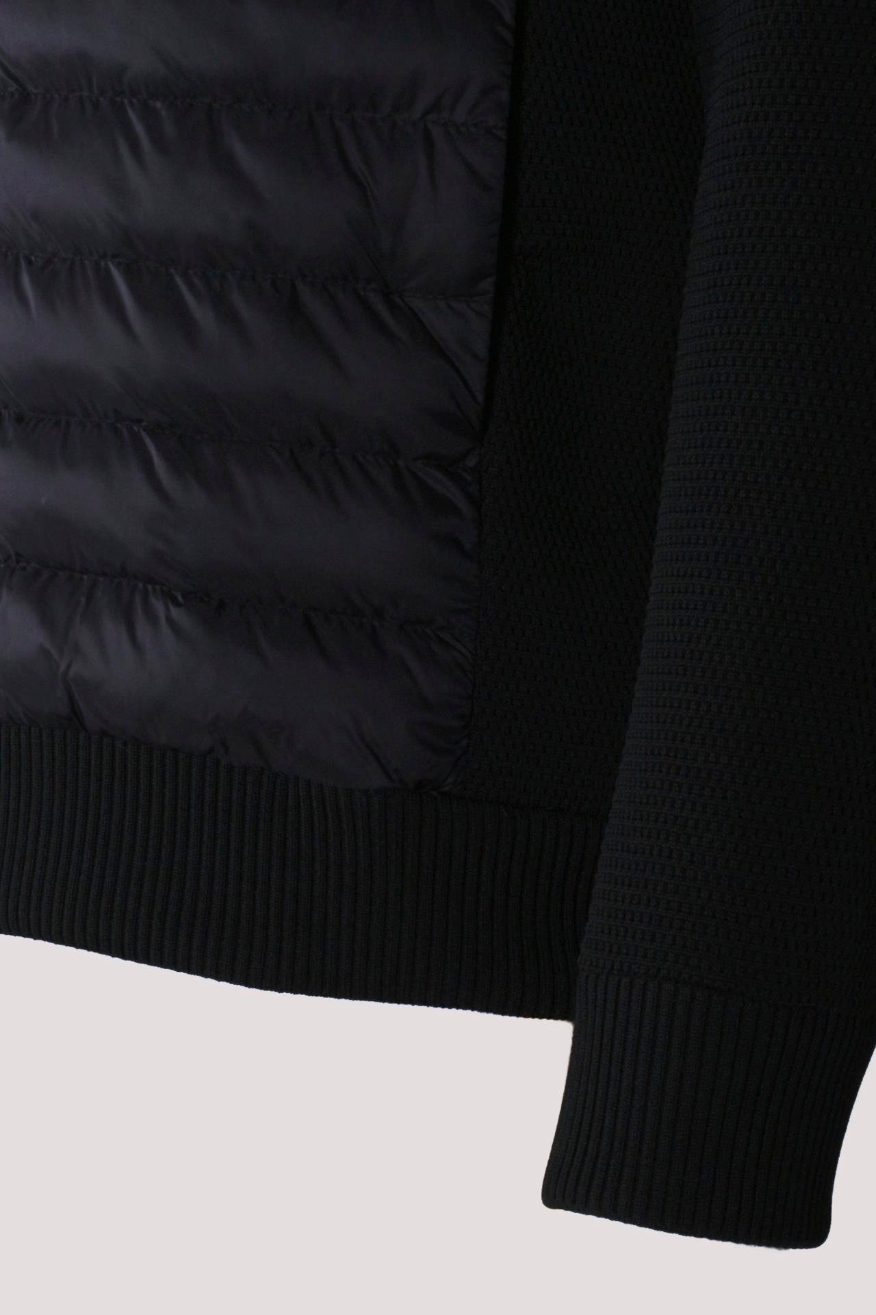 Erkek Siyah Zırh Örme Hırka Fermuarlı Dik Yaka Slim Fit İnce Astarlı Mevsimlik Cardigan NCS JEANS 4517