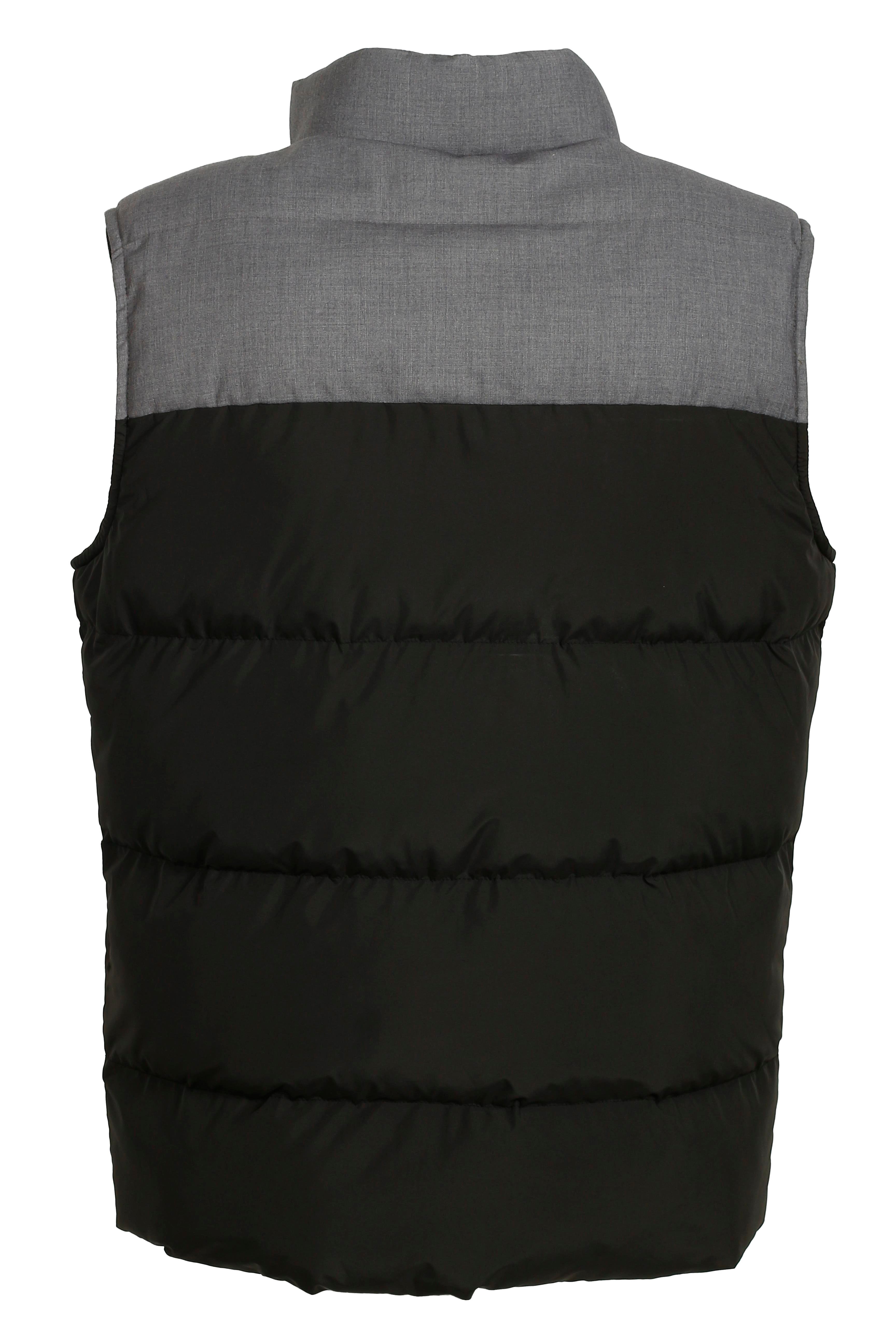 Erkek Slim Fit Siyah Rüzgar ve Su İtici Termo İç Astarlı Nefes Alabilen Yelek NCS JEANS 4516