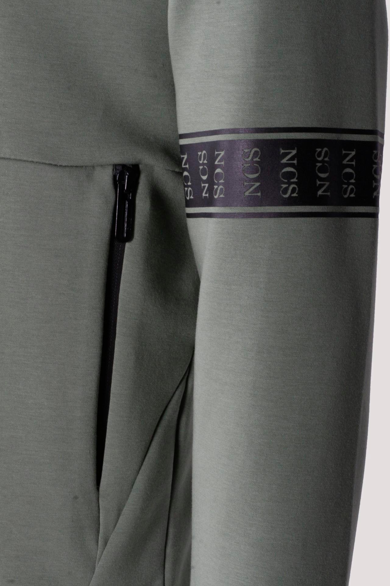 Erkek Sweatshirt Fermuarlı Dik Yakalı Double Face 2 Ön Cepli Relax Fit Çağla Sweat NCS JEANS 1651