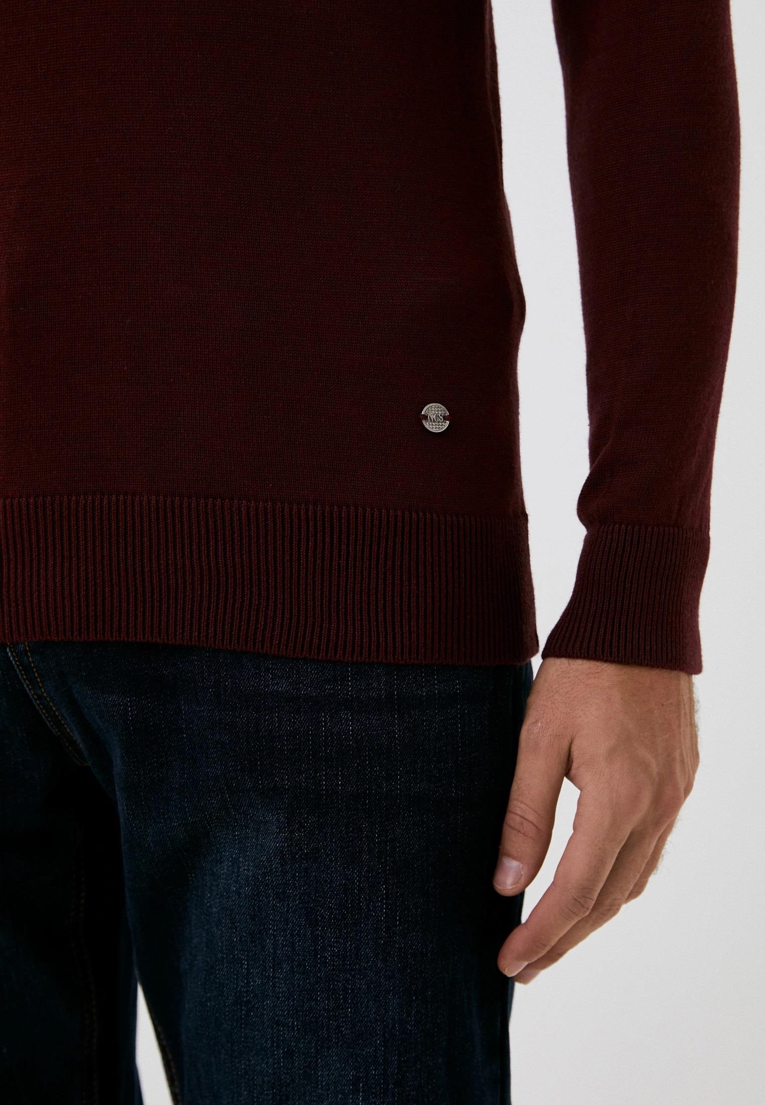 Erkek Tam Balıkçı Boğazlı Triko Bordo Slim Fit Pamuklu Sık Örme Kazak NCS JEANS 3003