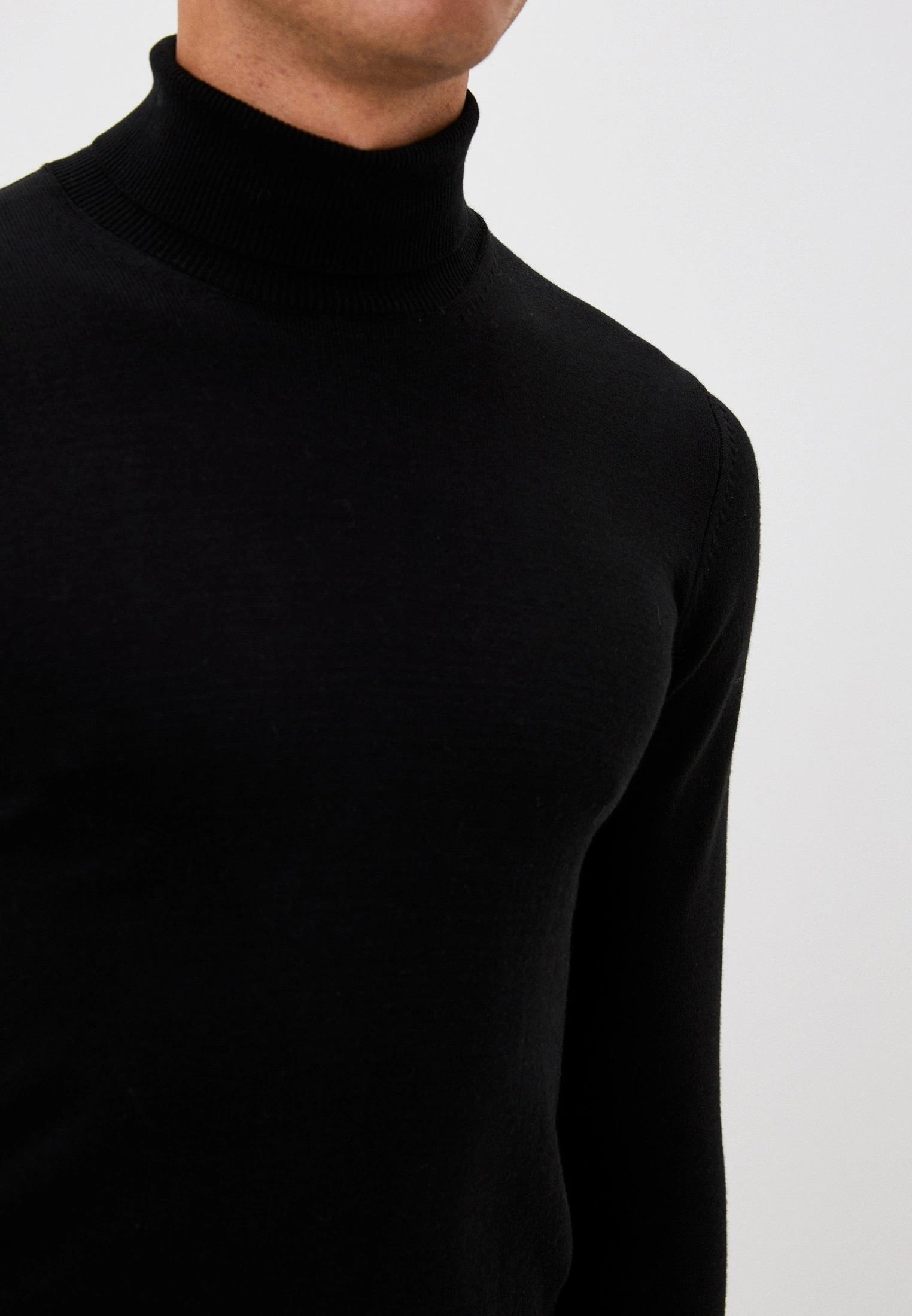 Erkek Tam Balıkçı Boğazlı Triko Siyah Slim Fit Pamuklu Sık Örme Kazak NCS JEANS 3003