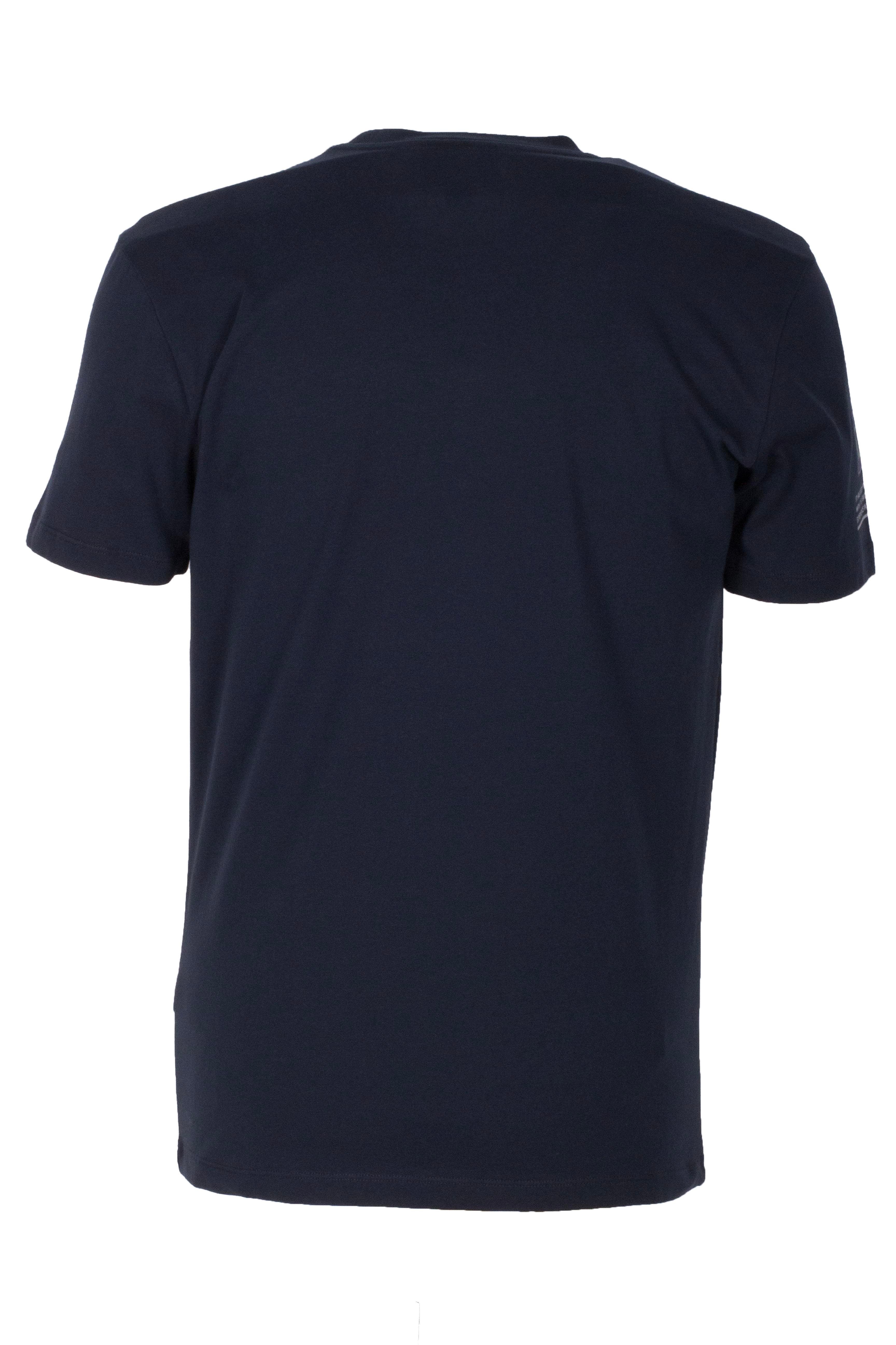 Erkek Tişört Bisiklet Yaka Lacivert Slim Fit Baskılı T-shirt NCS JEANS 1296