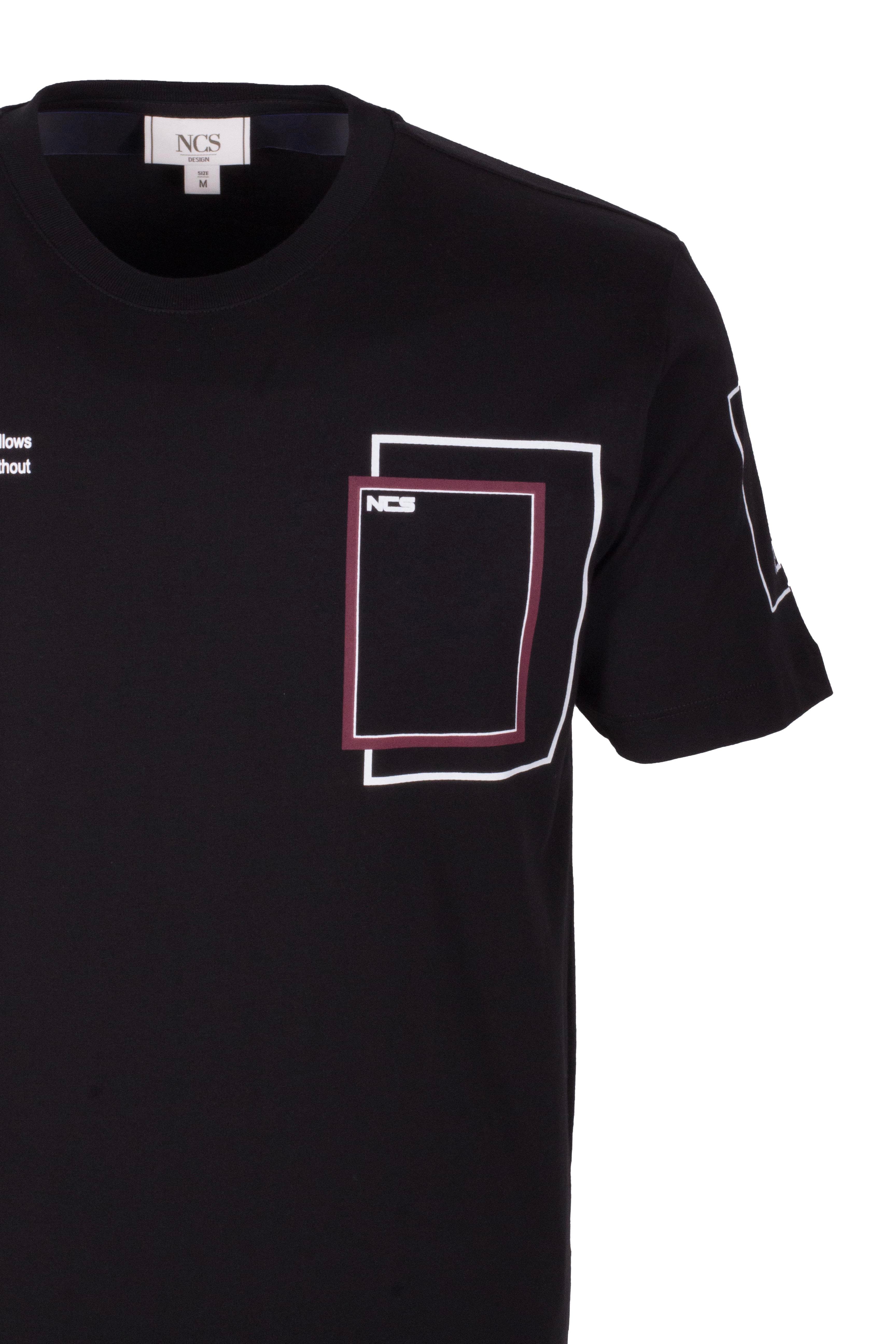 Erkek Tişört Bisiklet Yaka Slim Fit Baskılı T-shirt NCS JEANS 1292