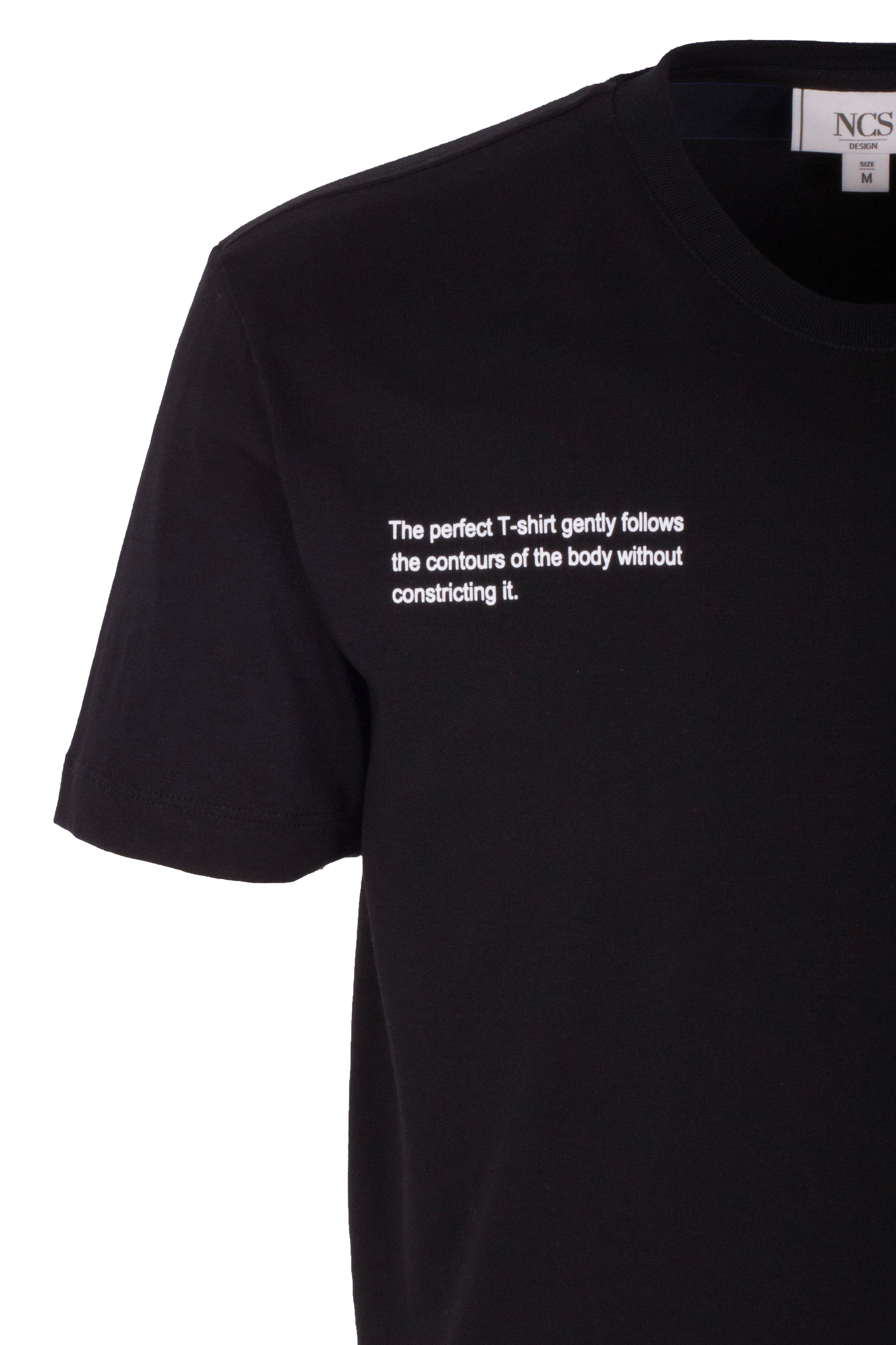 Erkek Tişört Bisiklet Yaka Slim Fit Baskılı T-shirt NCS JEANS 1292