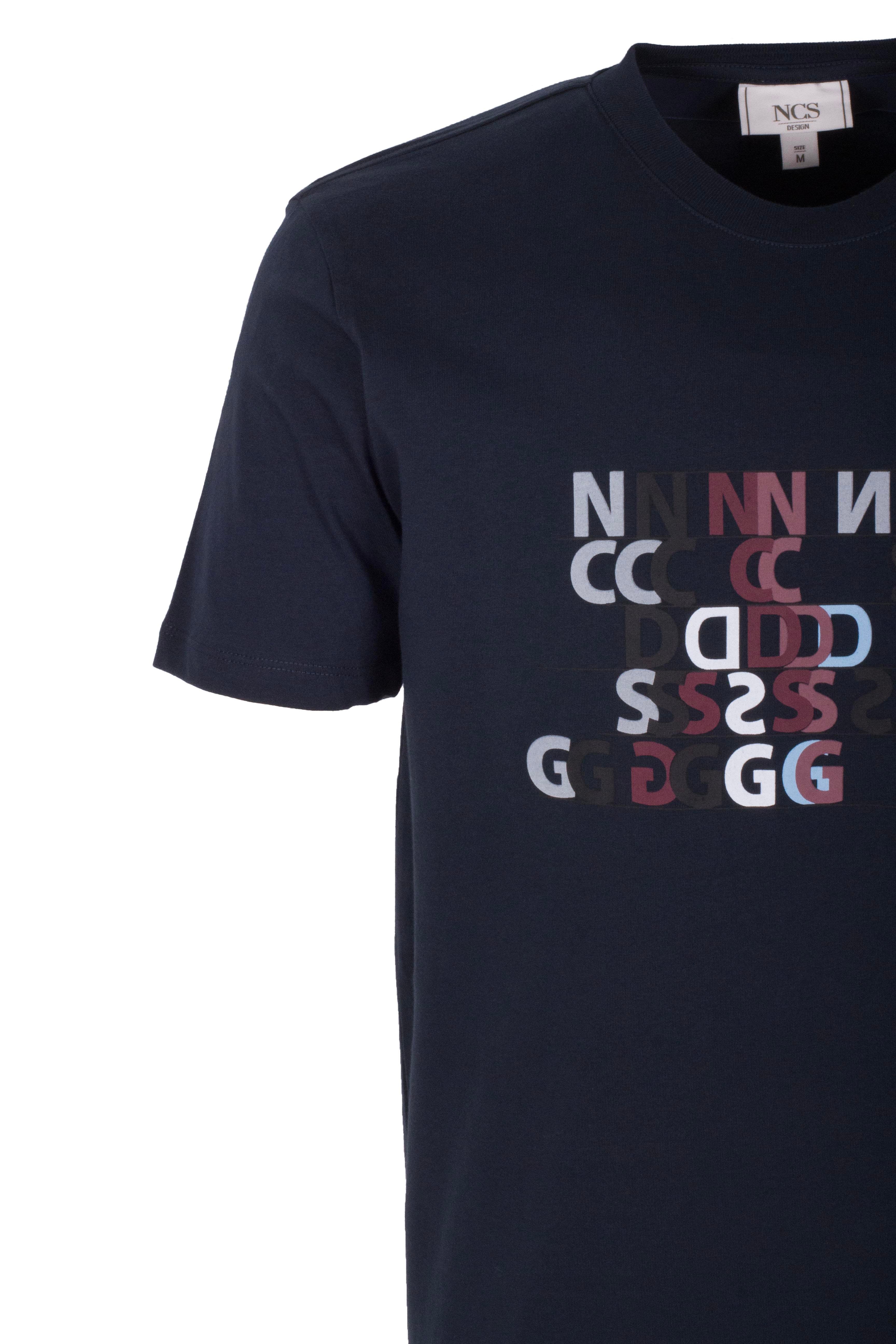 Erkek Tişört Bisiklet Yaka Slim Fit Baskılı T-shirt NCS JEANS 1295