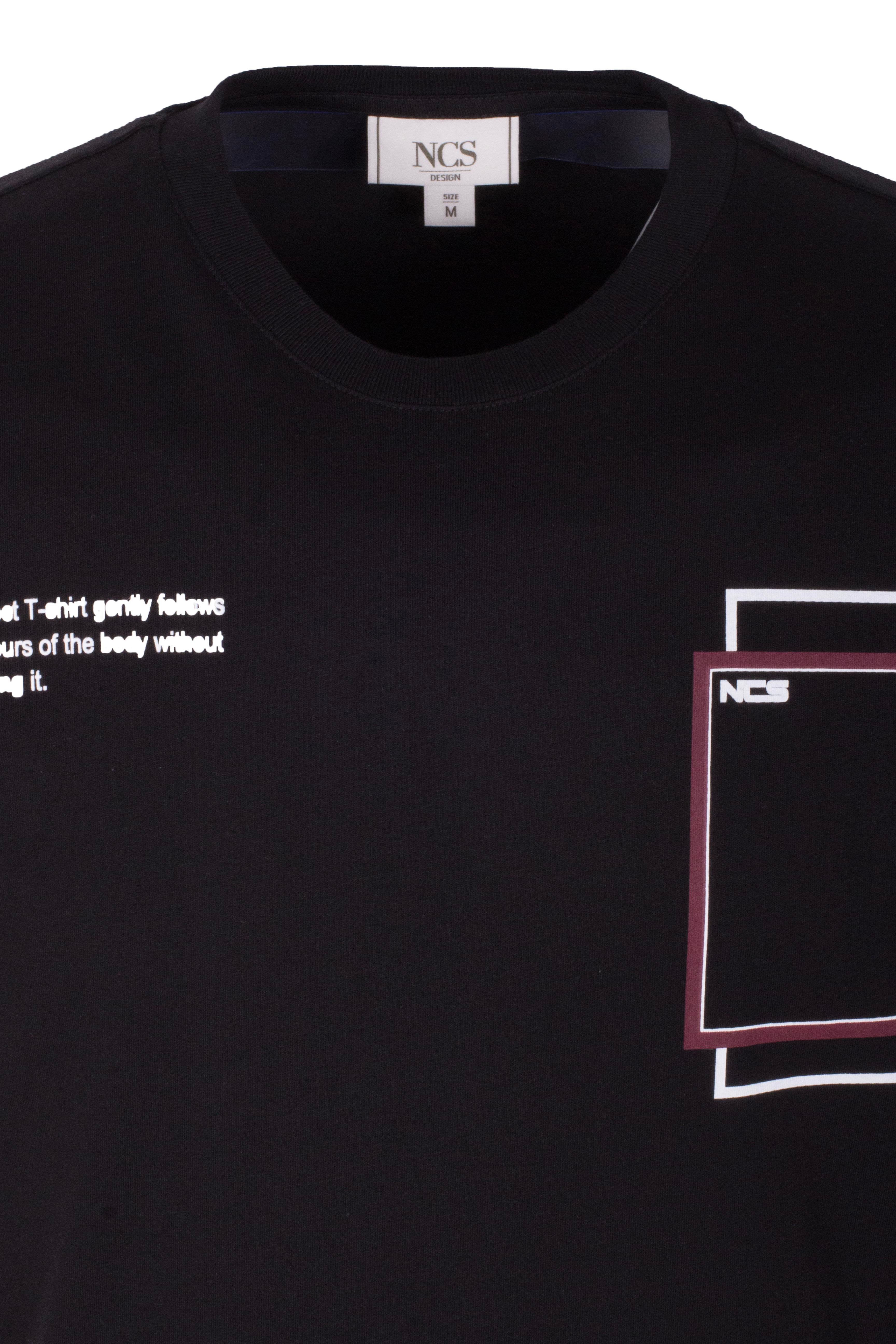 Erkek Tişört Bisiklet Yaka Slim Fit Baskılı T-shirt NCS JEANS 1292