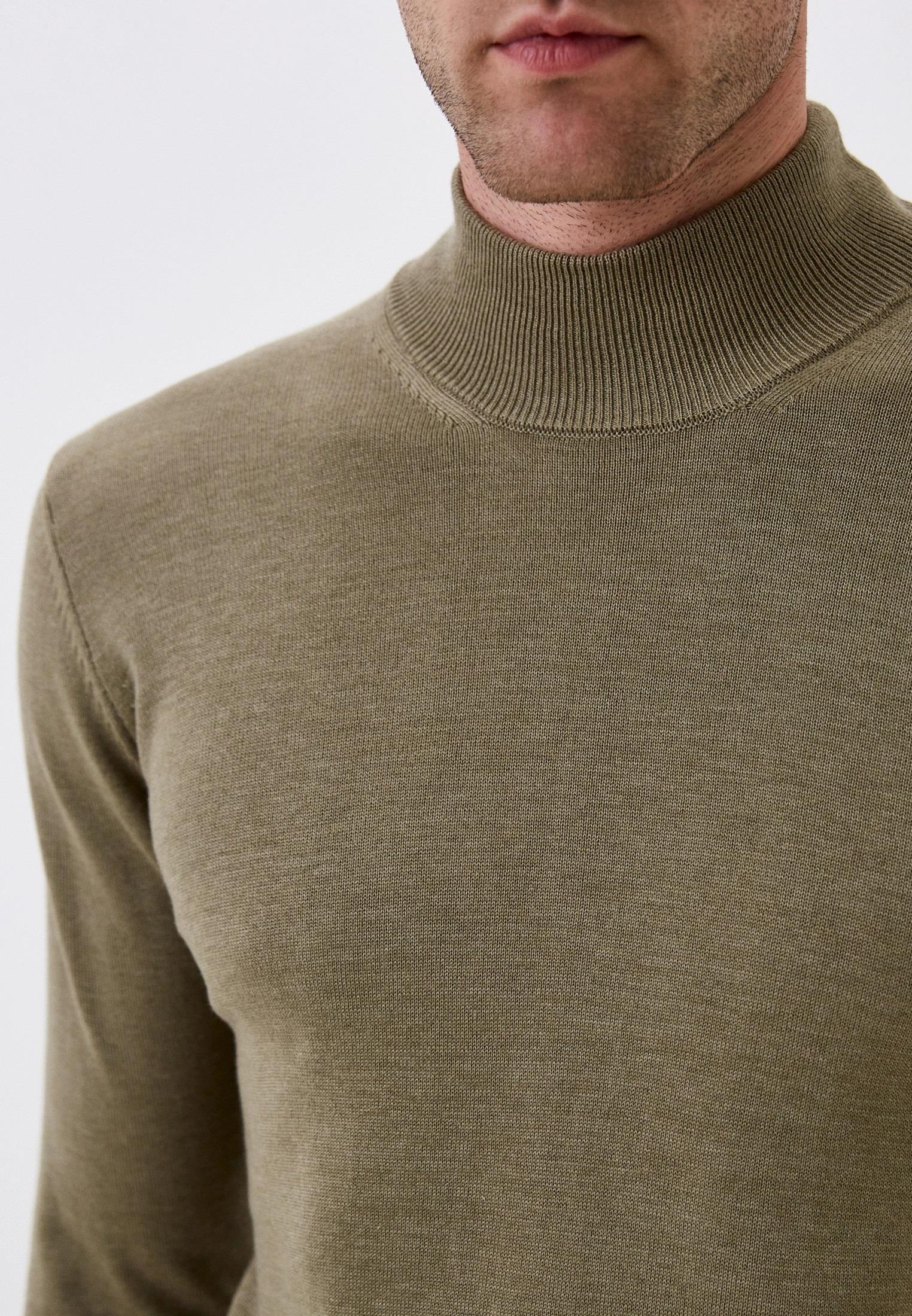 Erkek Yarım Balıkçı Boğazlı Triko Olive Slim Fit Pamuklu Sık Örme Kazak NCS JEANS 3005