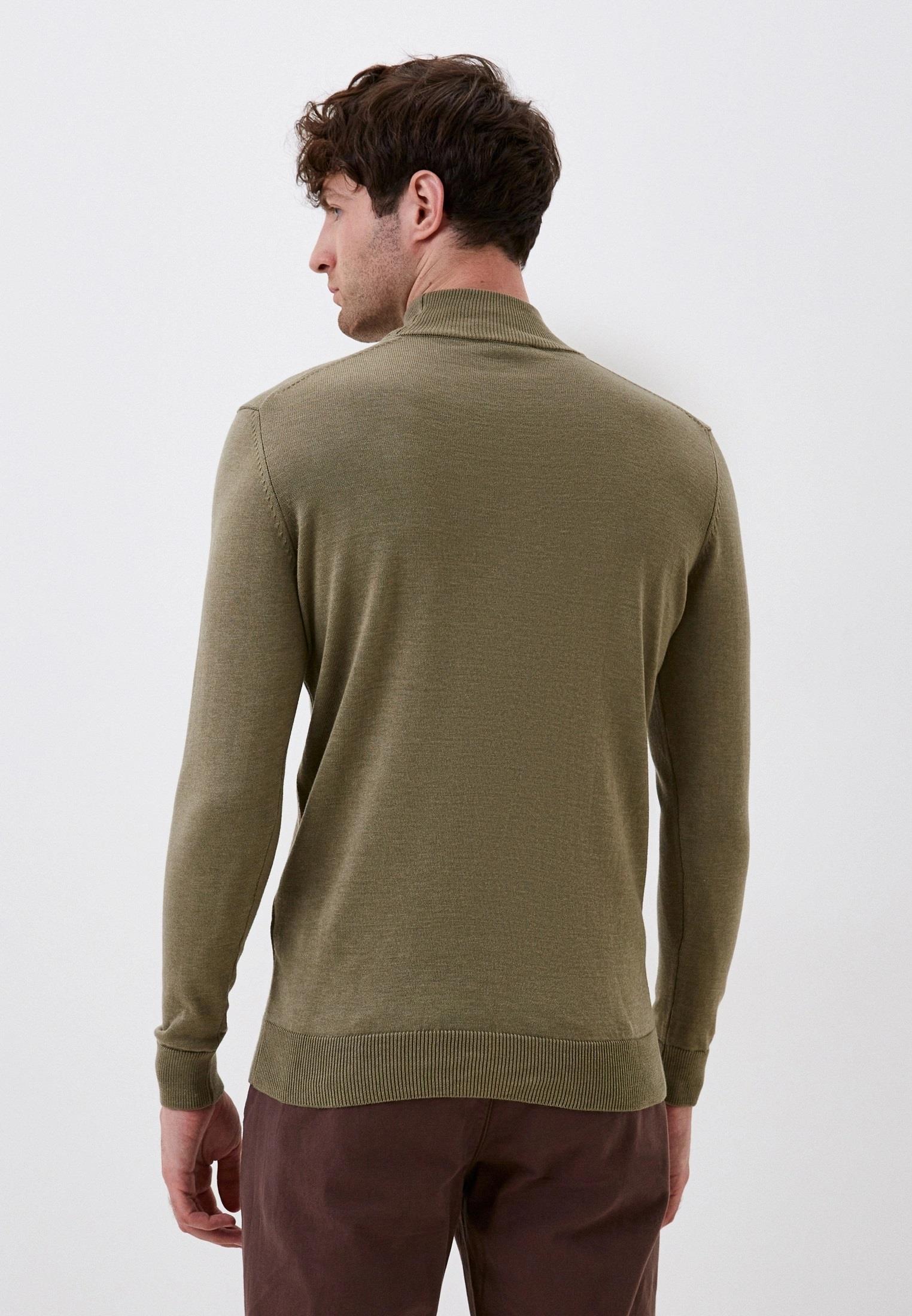 Erkek Yarım Balıkçı Boğazlı Triko Olive Slim Fit Pamuklu Sık Örme Kazak NCS JEANS 3005