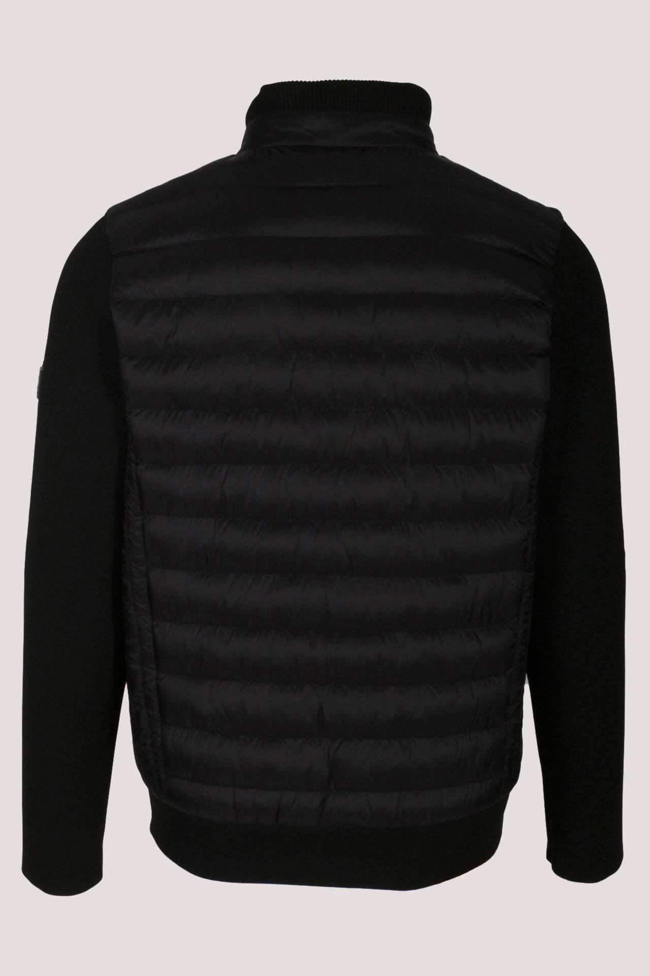 Erkek Zırh Örme Siyah Hırka Düğmeli Dik Yaka Slim Fit İnce Astarlı Mevsimlik Cardigan NCS JEANS 4518