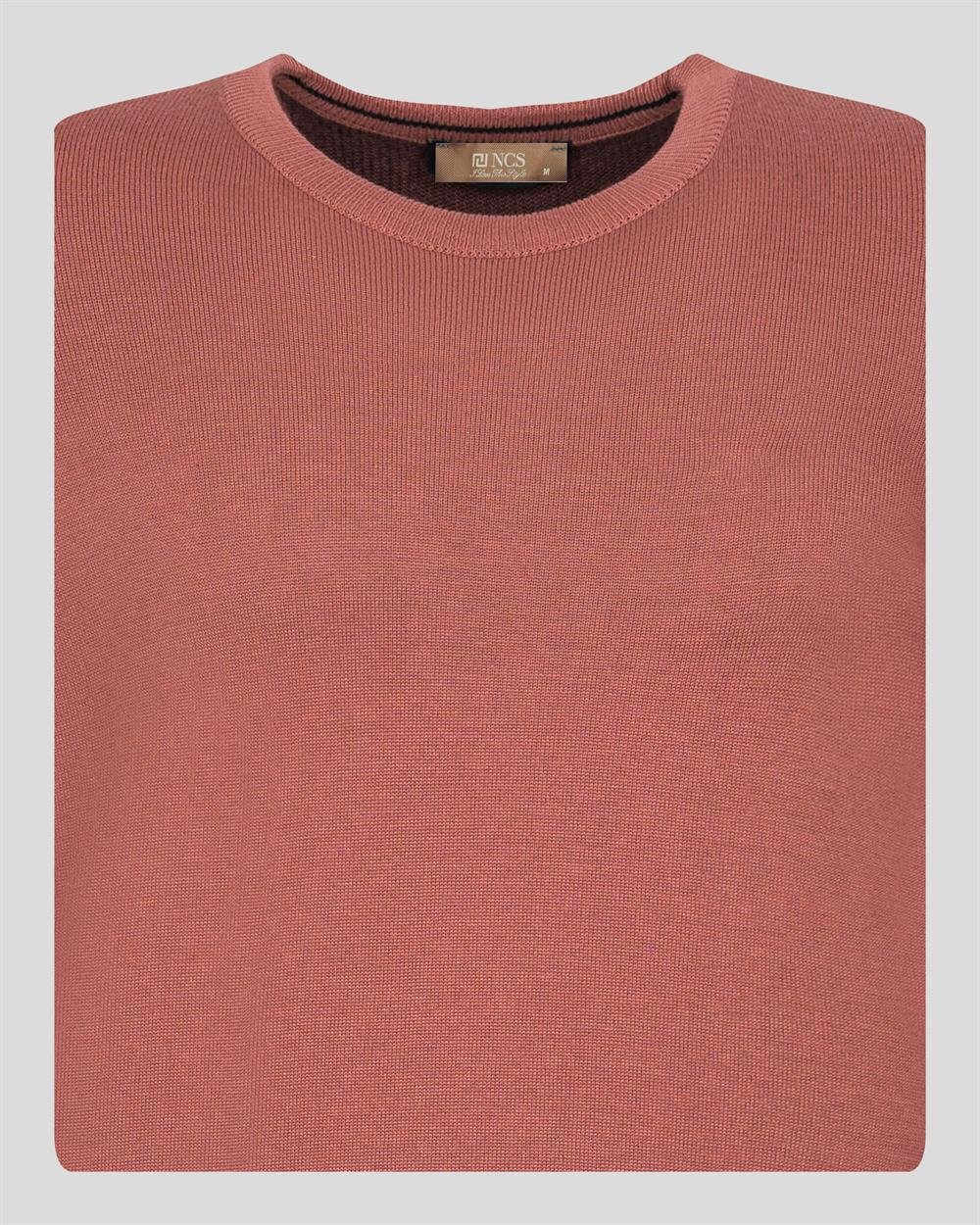 Narçiçeğimelanj Erkek Bisiklet Yaka Triko Slim Fit Pamuklu Kazak NCS JEANS 3002