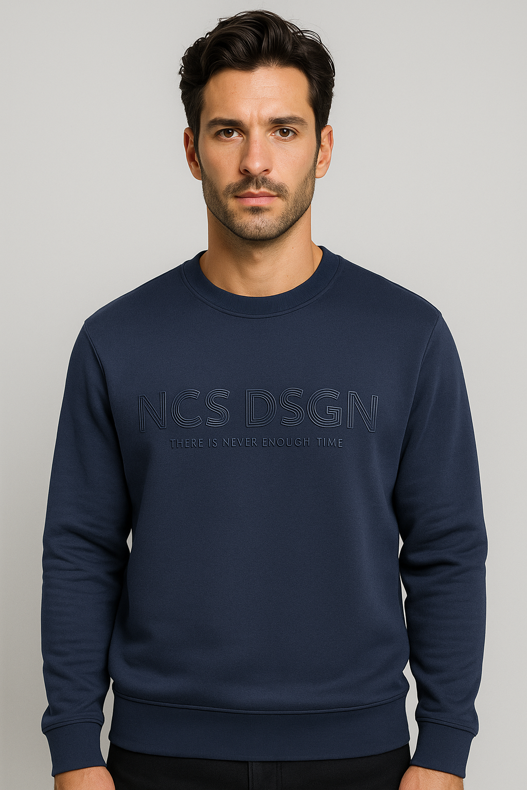 NCS JEANSErkek Sweatshirt Bisiklet Yaka Lacivert 16641664
