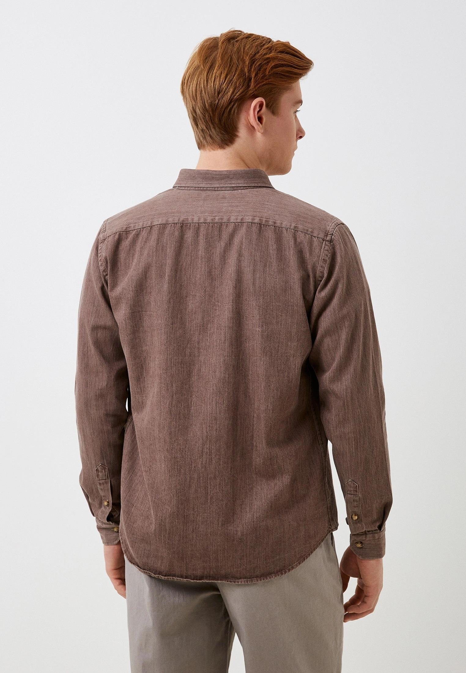 NCS JEANSKahve Erkek Gömlek Non Denim Slim Fit Taşlanmış Yıkamalı NCS JEANS 72777277