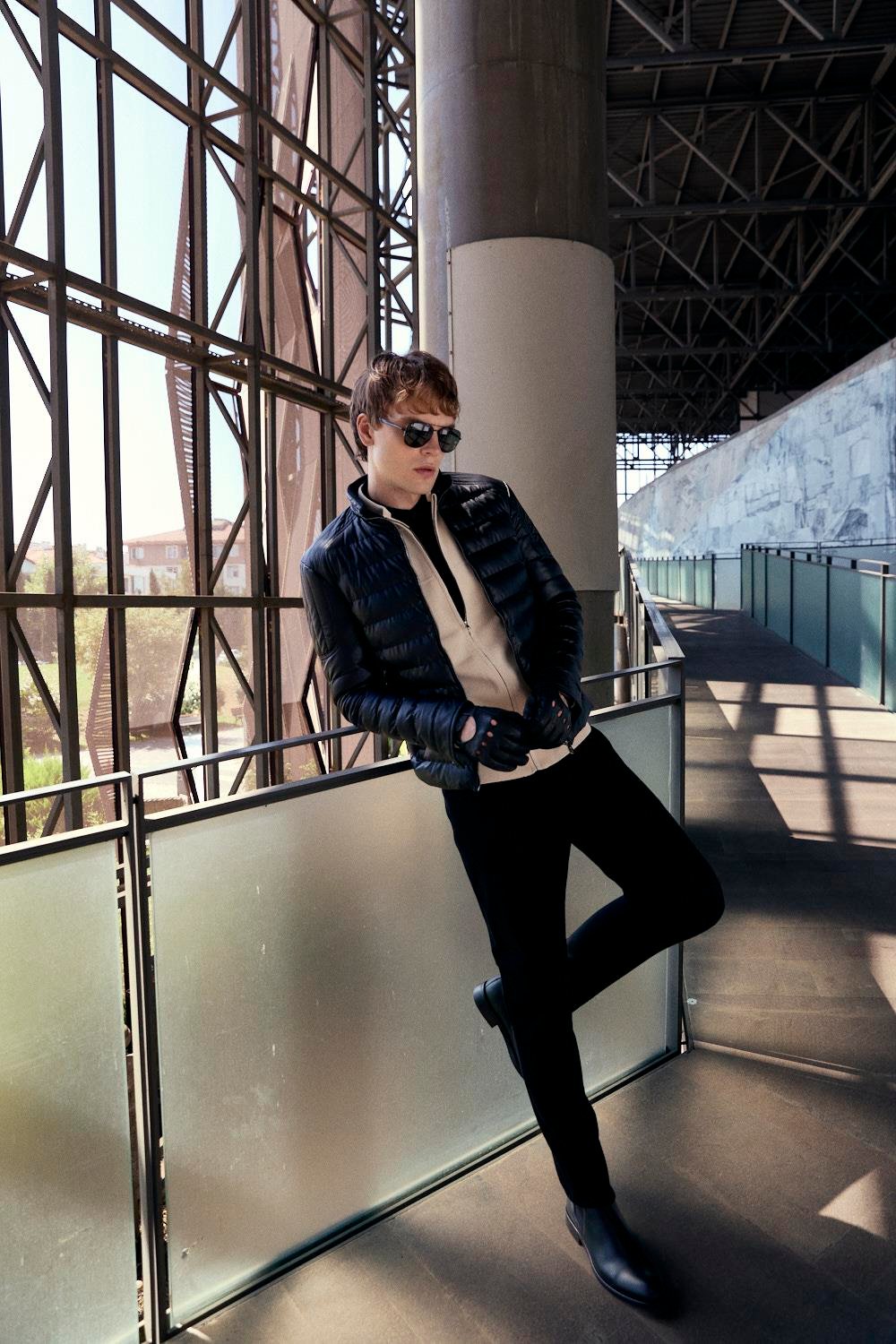 NCS Jeans Su Geçirmez Regular Fit Erkek Şişme Mont Siyah 4528