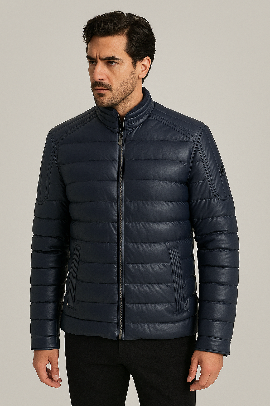 NCS JEANSSu Geçirmez Regular Fit Erkek Şişme Mont Lacivert 45284528