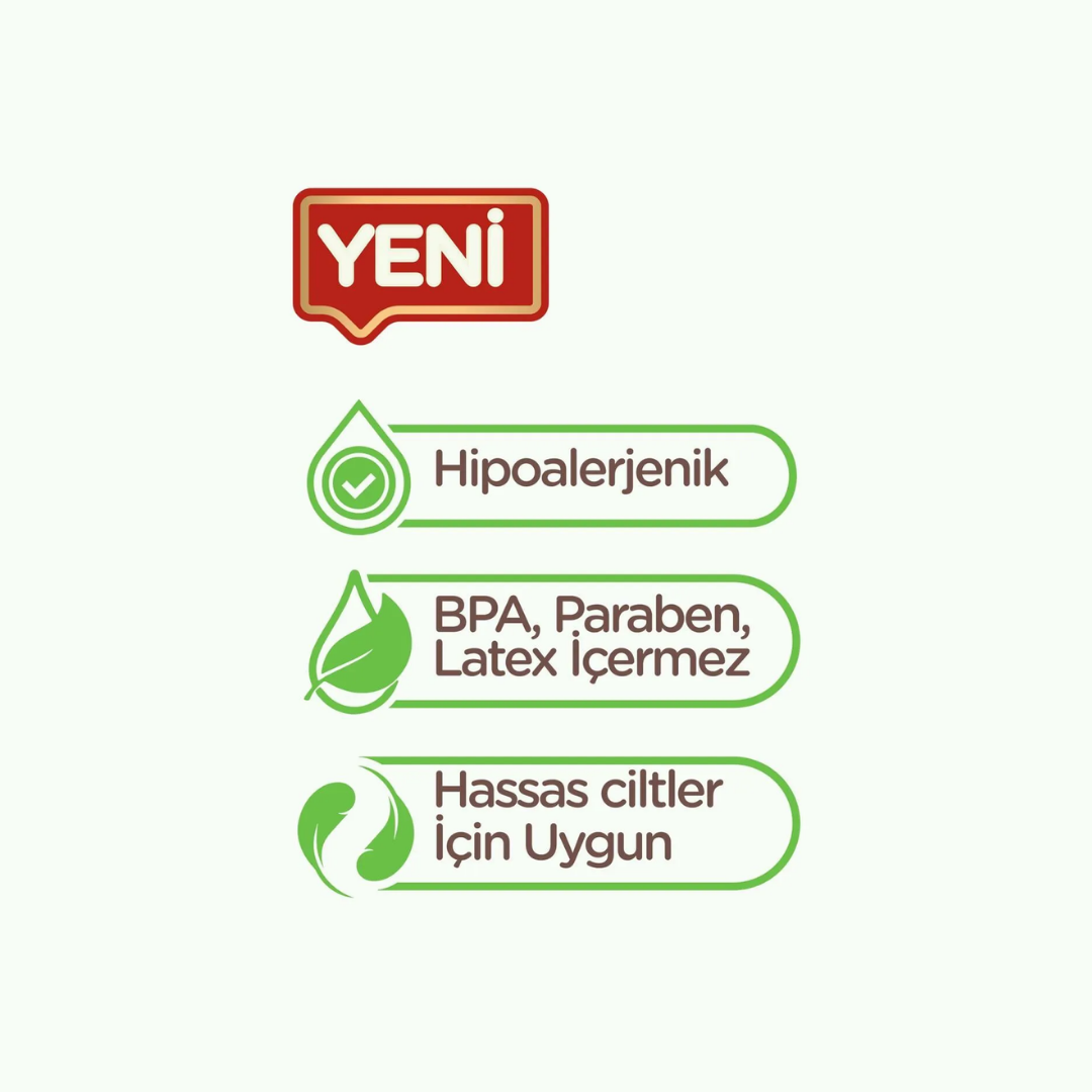 Vidy Bebek Bezi Midi 3-6 Kg 2 Beden 132 Adet