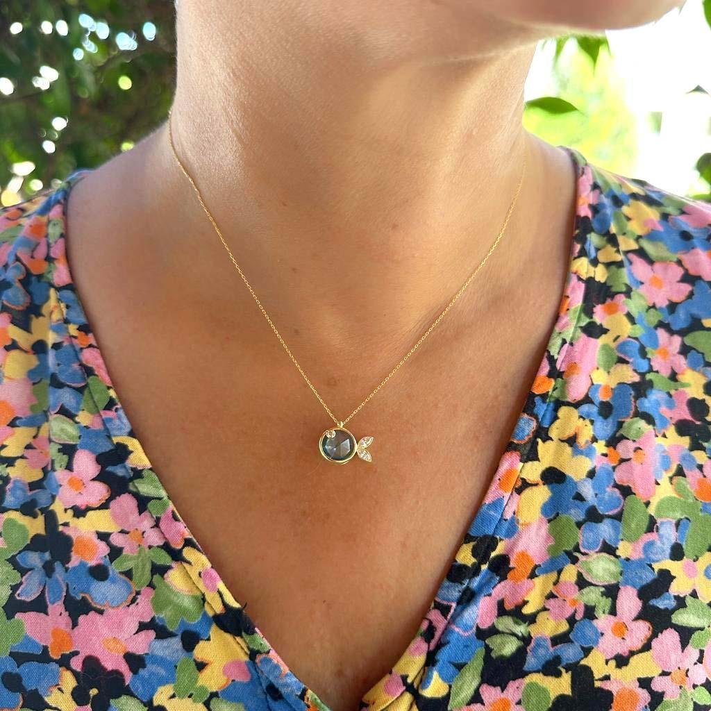 Aquamarine Mini Balık Kolye