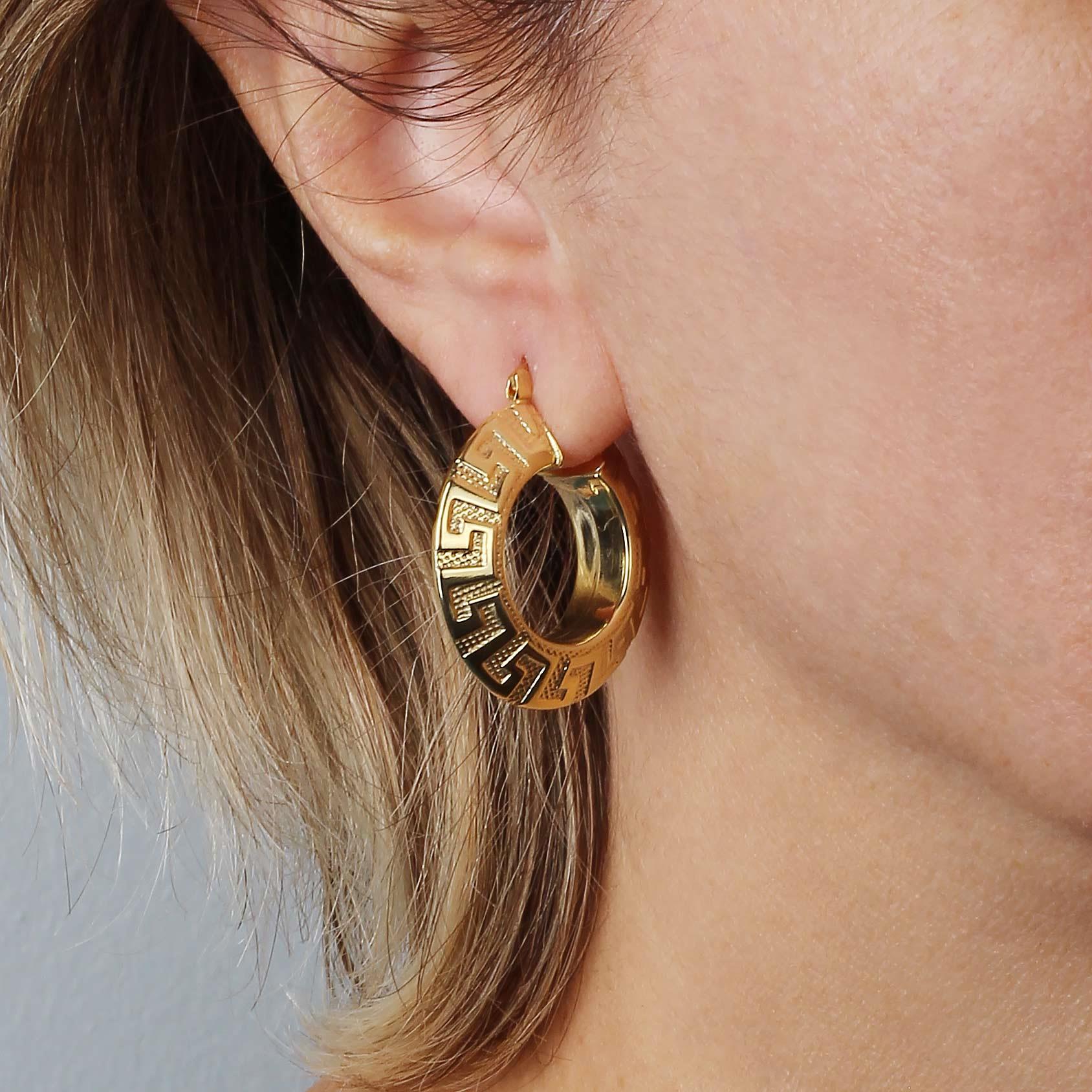 Büyük Grec Halka Küpe