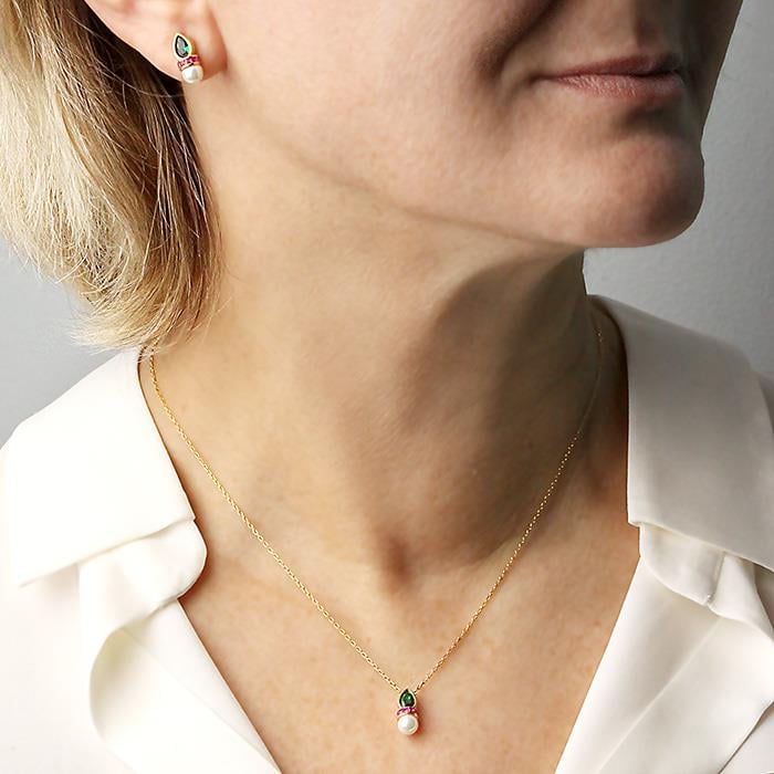 Candle Light Küpe Takım