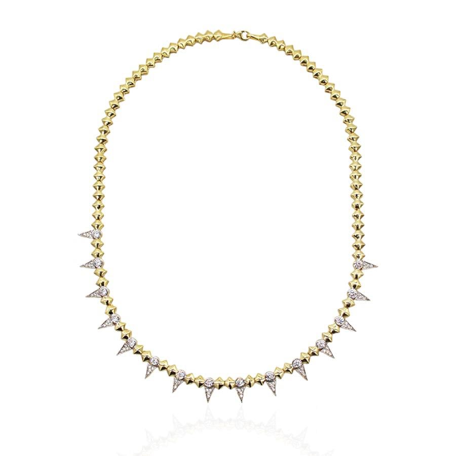 Diken Zirkon Taşlı Stil Gerdanlık
