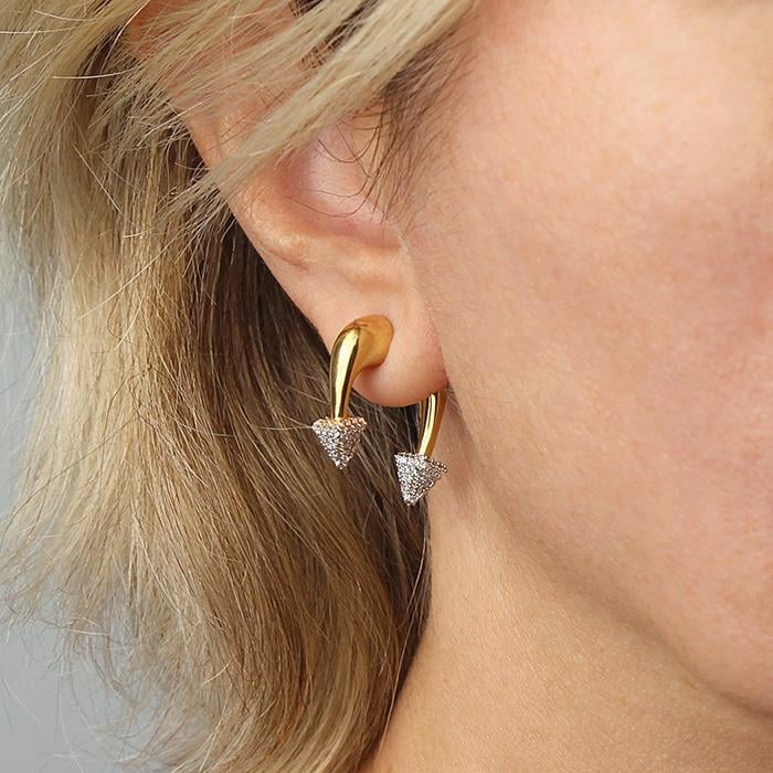 Down Arrow Tekli Küpe