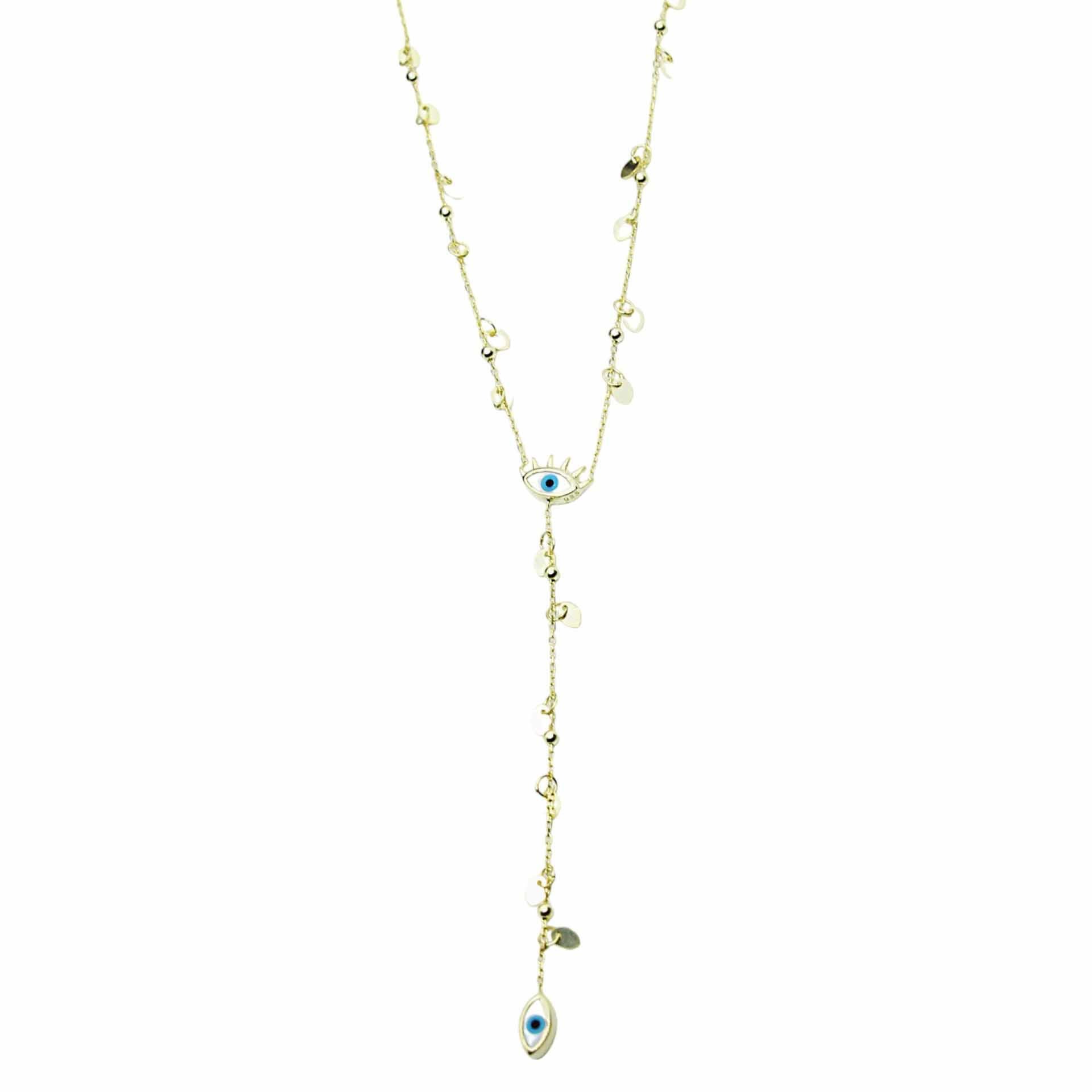 Gözlü Y Kolye