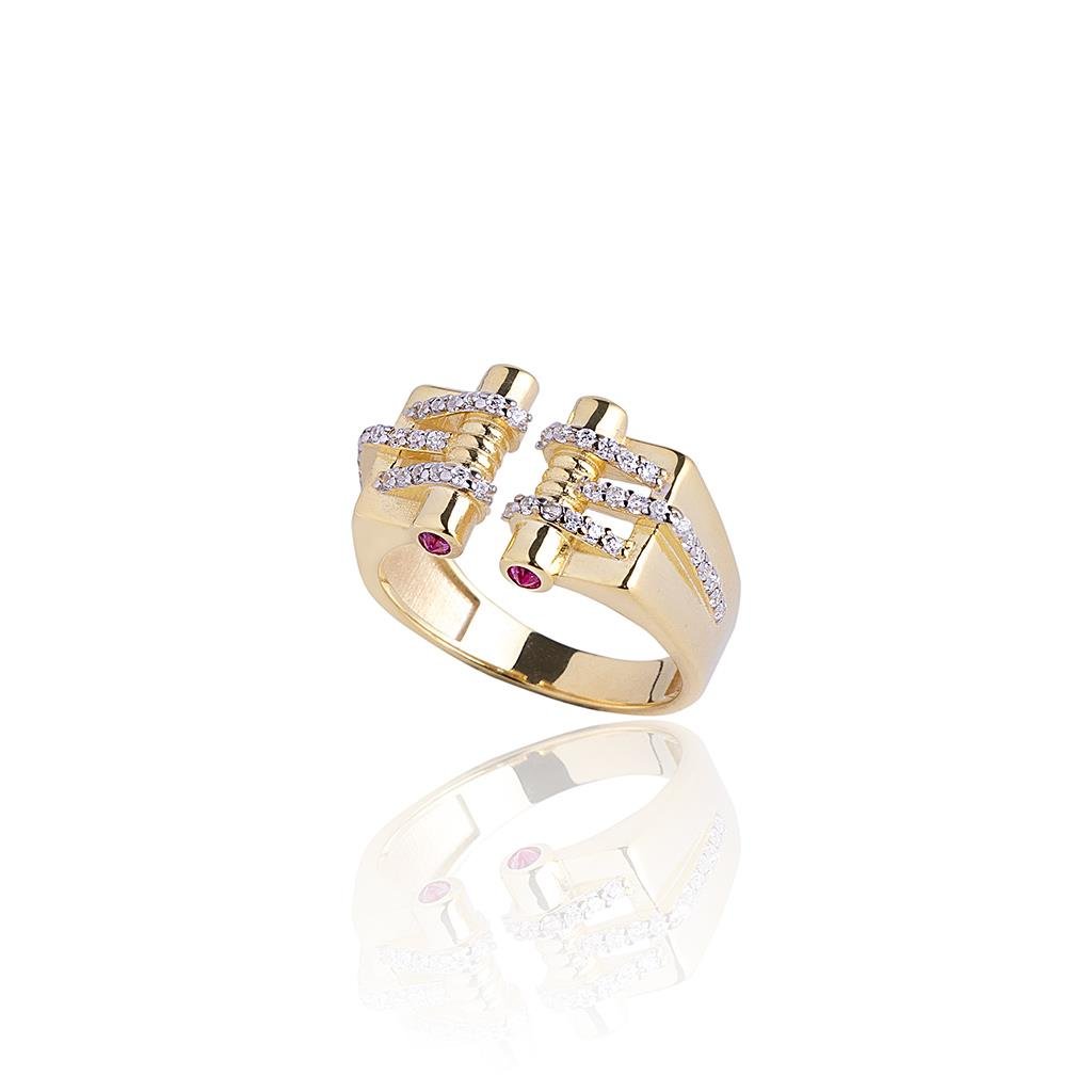 Maya Mini Zirkon Taşlı Yüzük