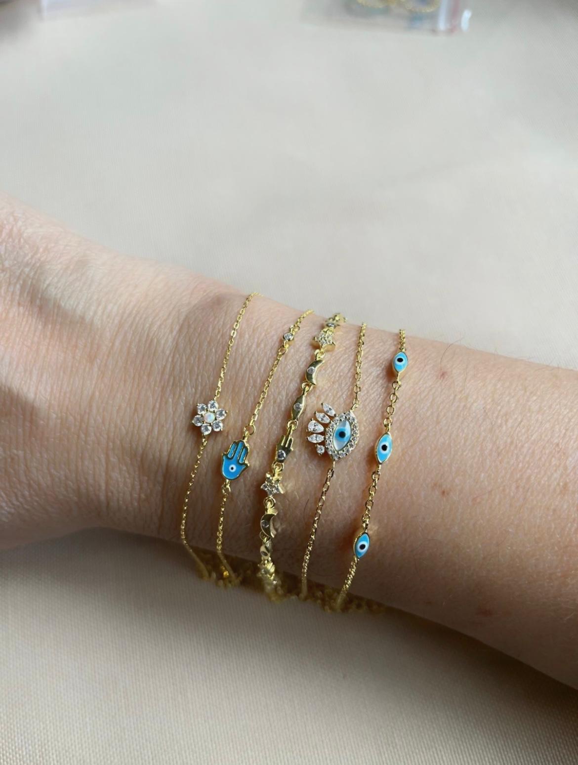 Mini Göz Zincir Bileklik