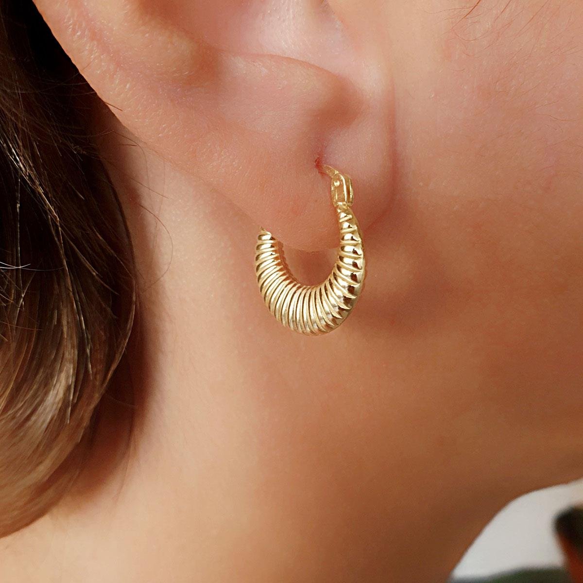 Mini İstiridye Küpe