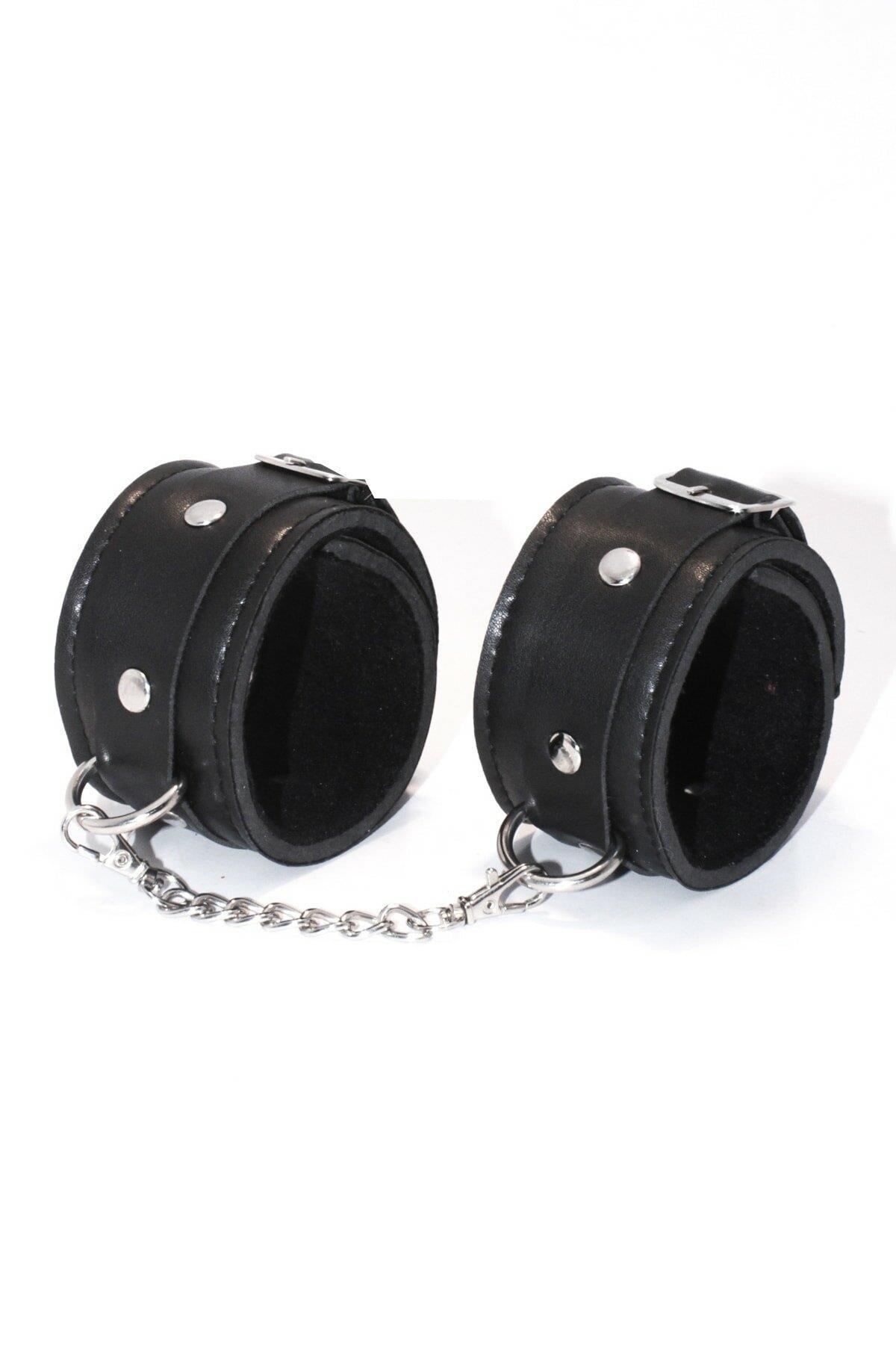Aria's Closet 7 li Harness Fantezi Kelepçe Kırbaç Tasma Aksesuar Seti