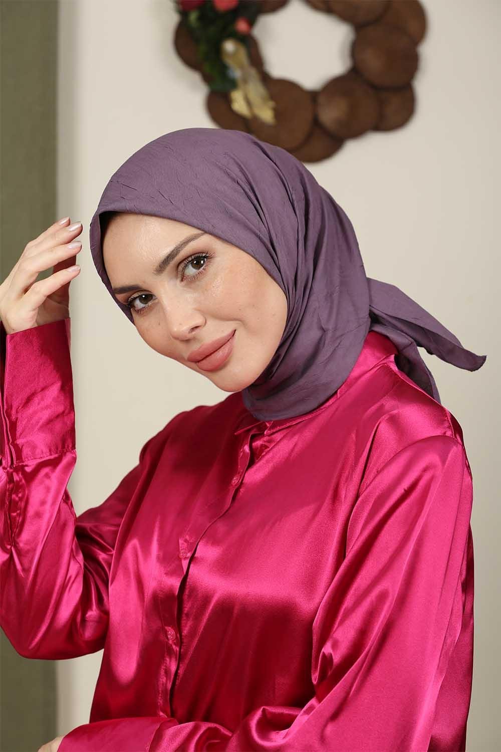 Bambu Eşarp Mürdüm