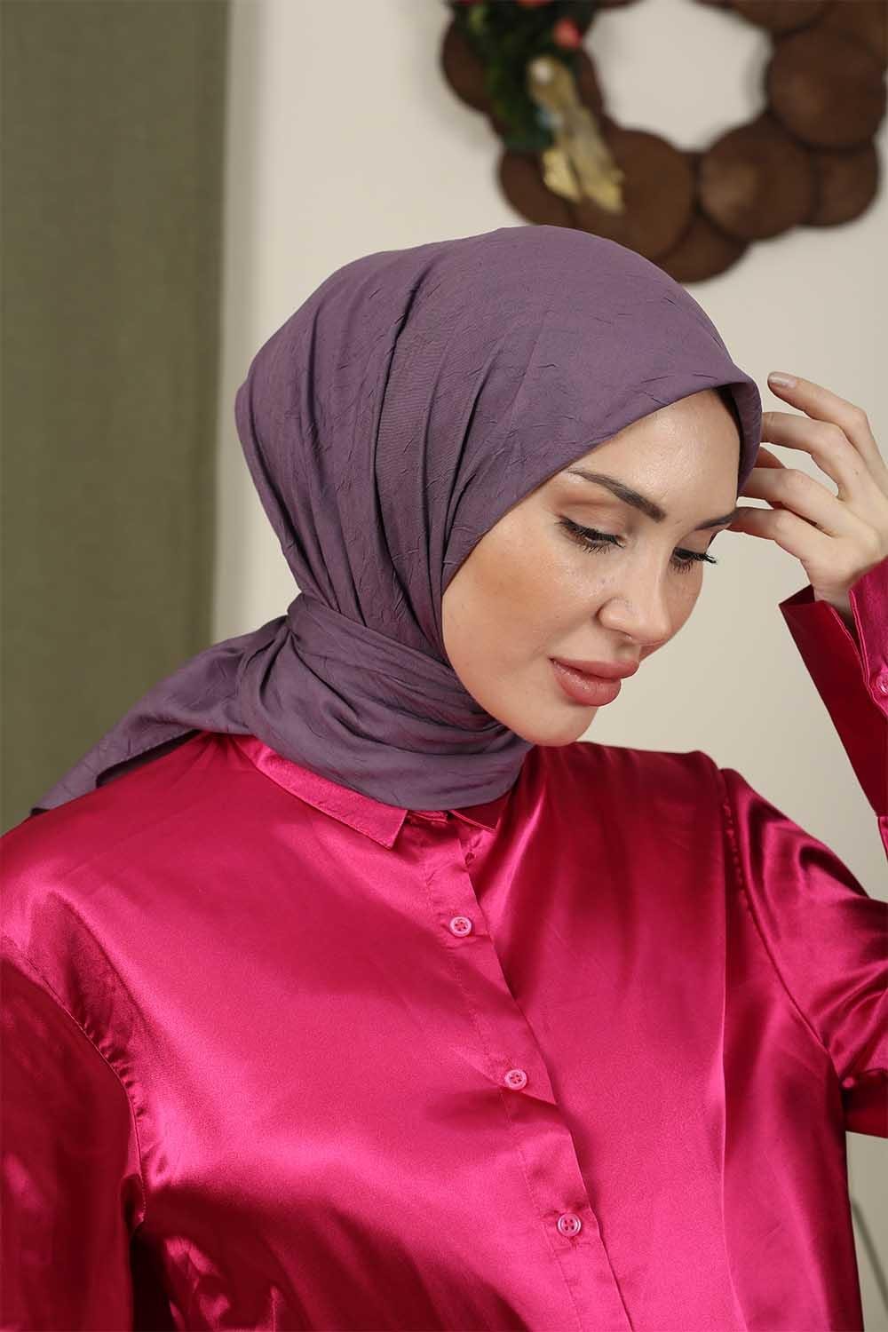 Bambu Eşarp Mürdüm